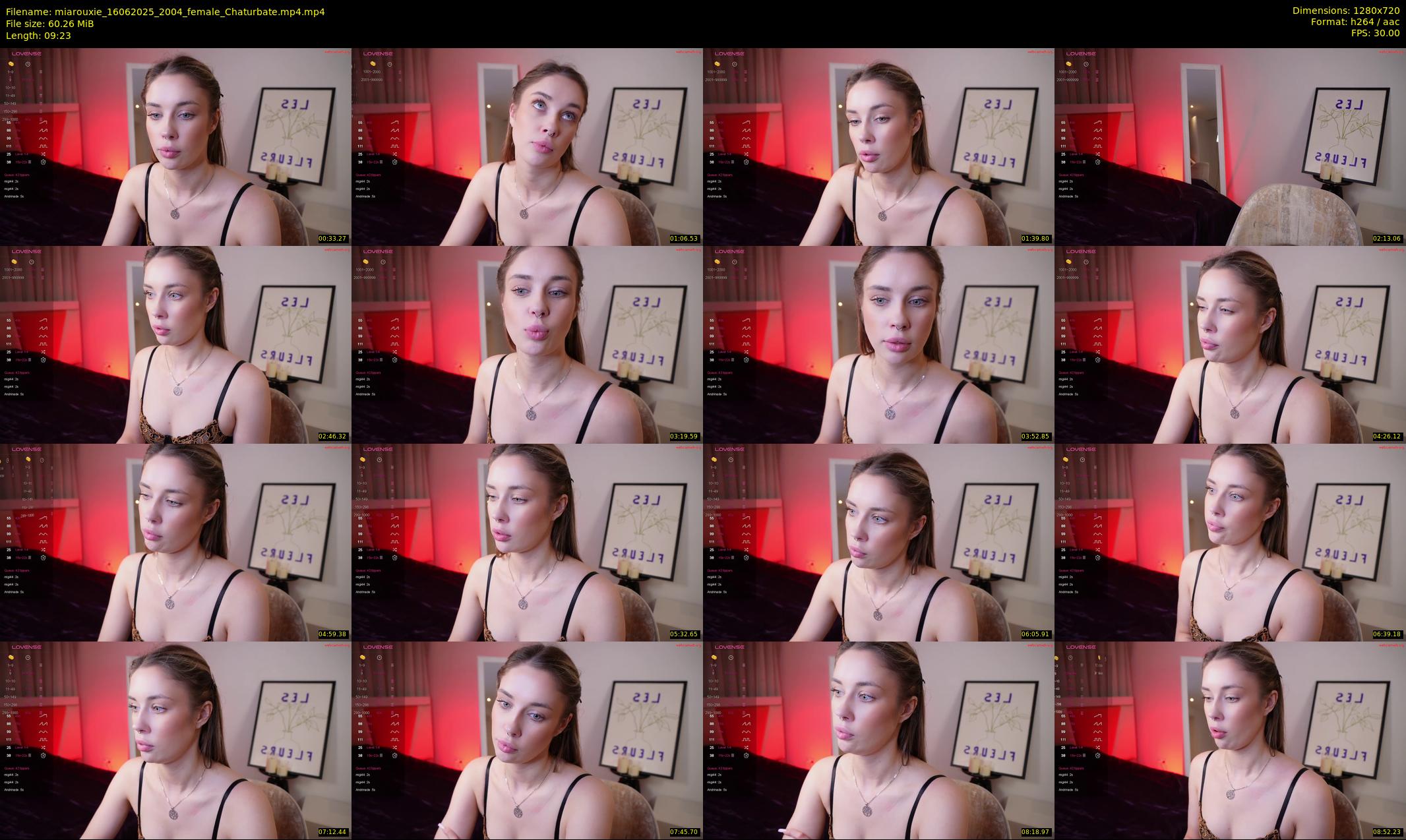 miarouxie — 10 minute Chaturbate female cam show recording, 720p, Jun 16, 2025