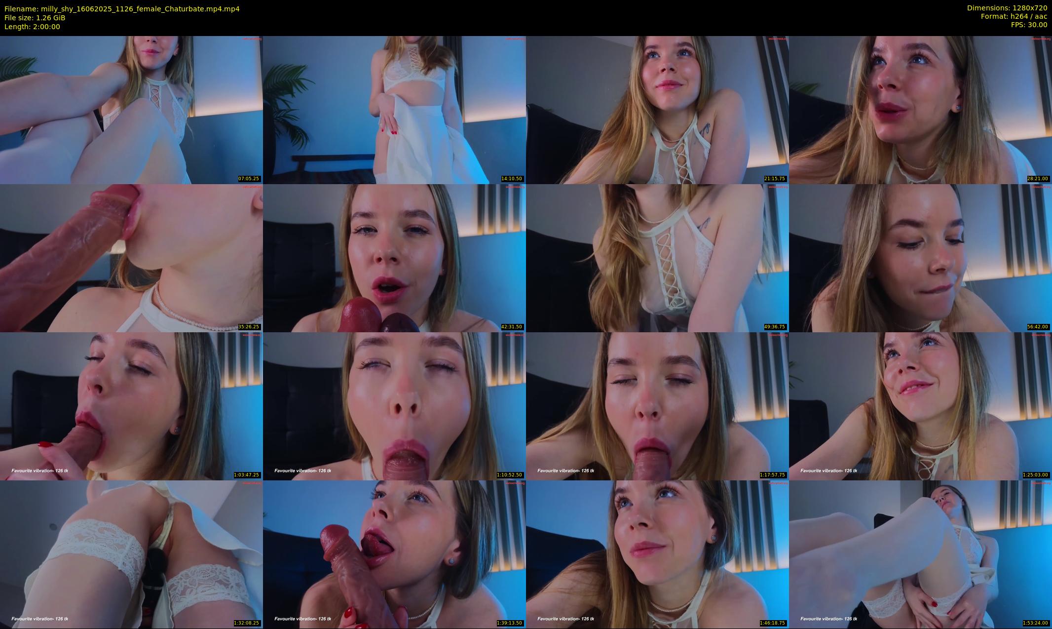milly_shy — 120 minute Chaturbate female cam show recording, 720p, Jun 16, 2025