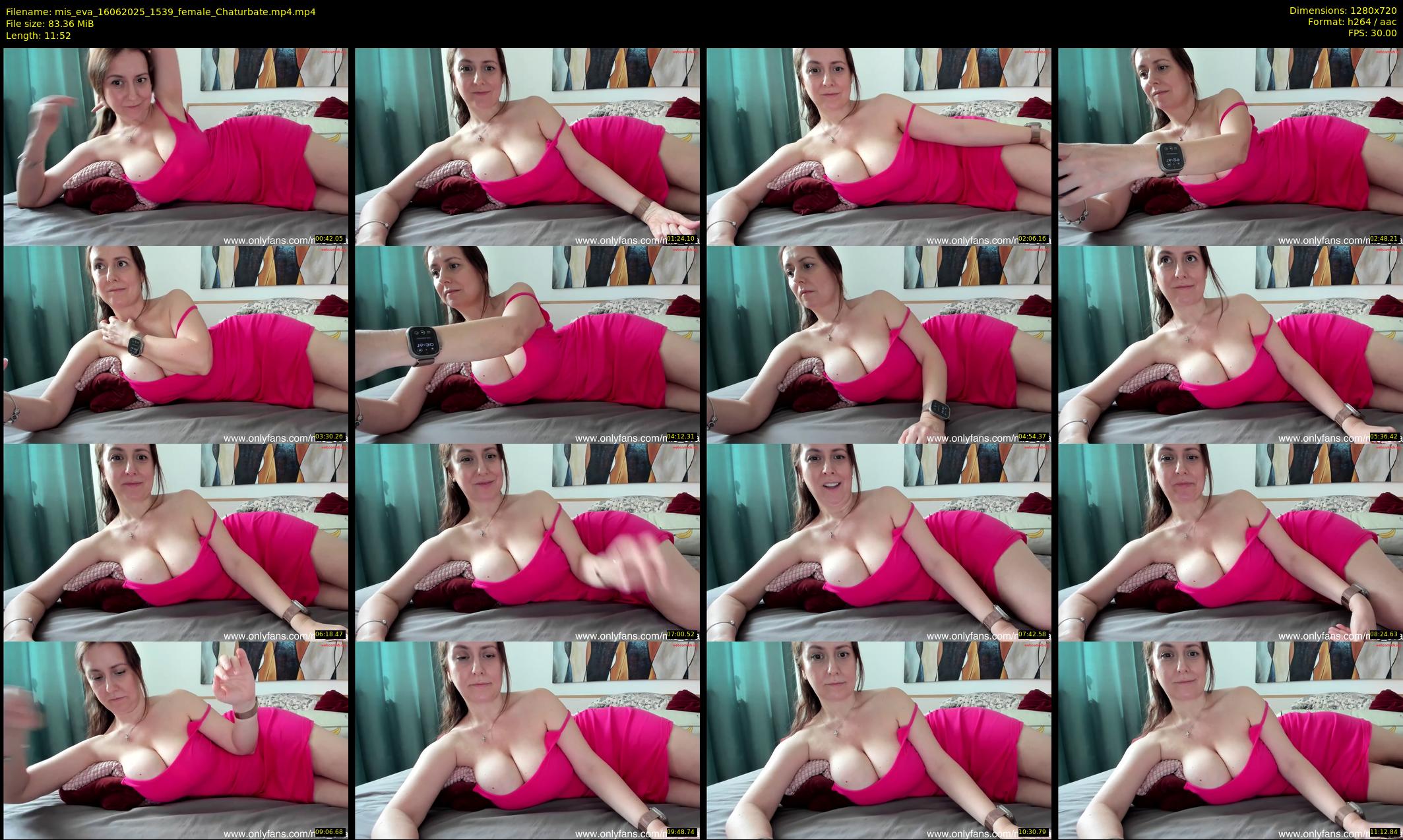 mis_eva — 12 minute Chaturbate female cam show recording, 720p, Jun 16, 2025