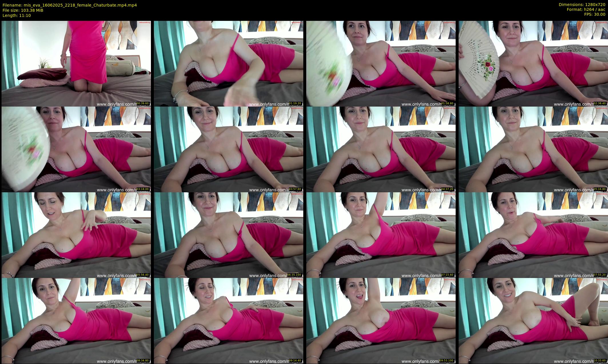 mis_eva — 12 minute Chaturbate female cam show recording, 720p, Jun 16, 2025