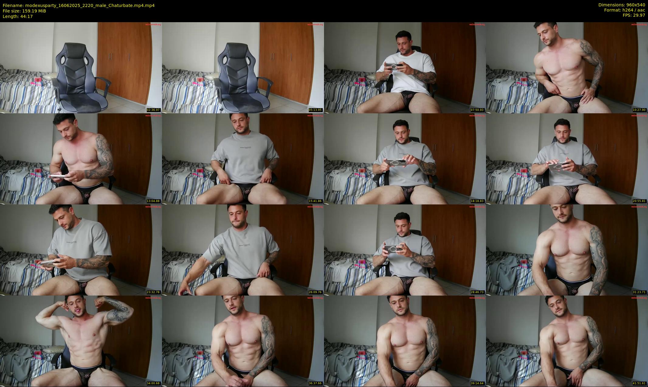 modexusparty — 45 minute Chaturbate male cam show recording, 480p, Jun 16, 2025