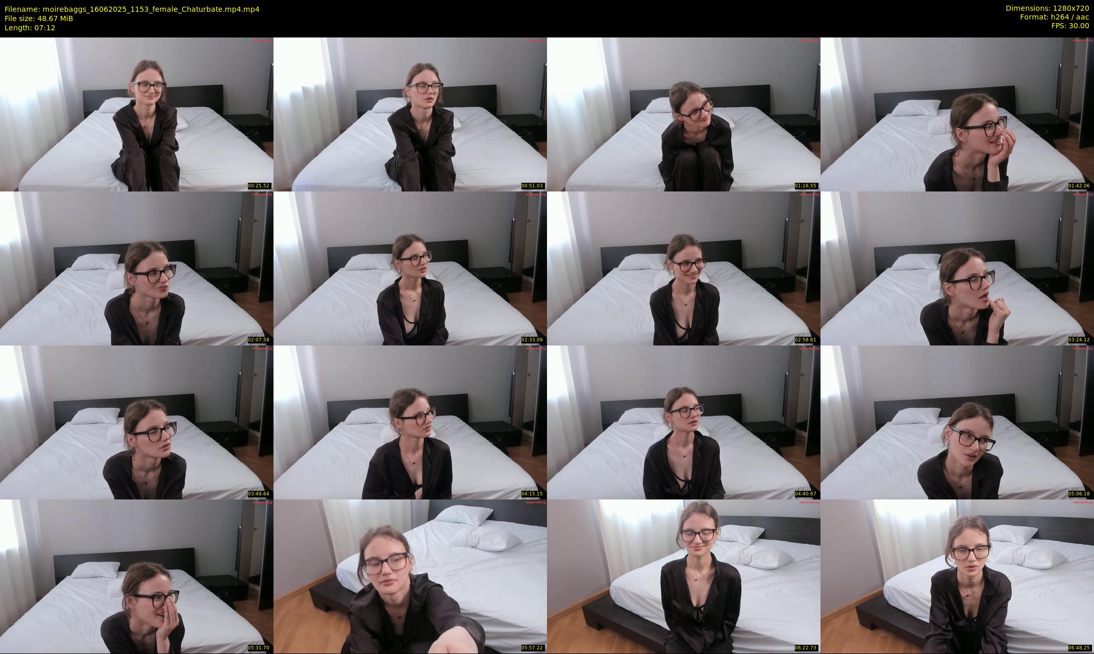moirebaggs — 8 minute Chaturbate female cam show recording, 720p, Jun 16, 2025