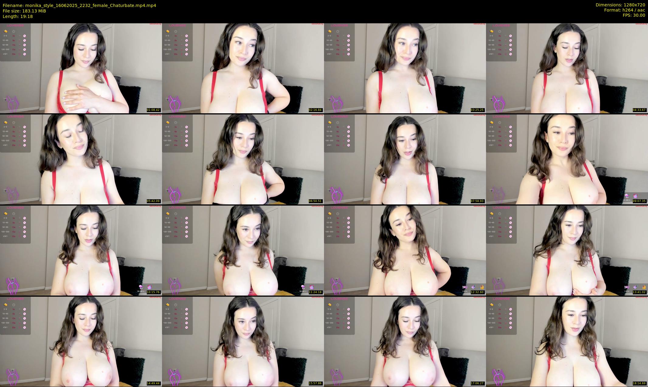 monika_style — 20 minute Chaturbate female cam show recording, 720p, Jun 16, 2025