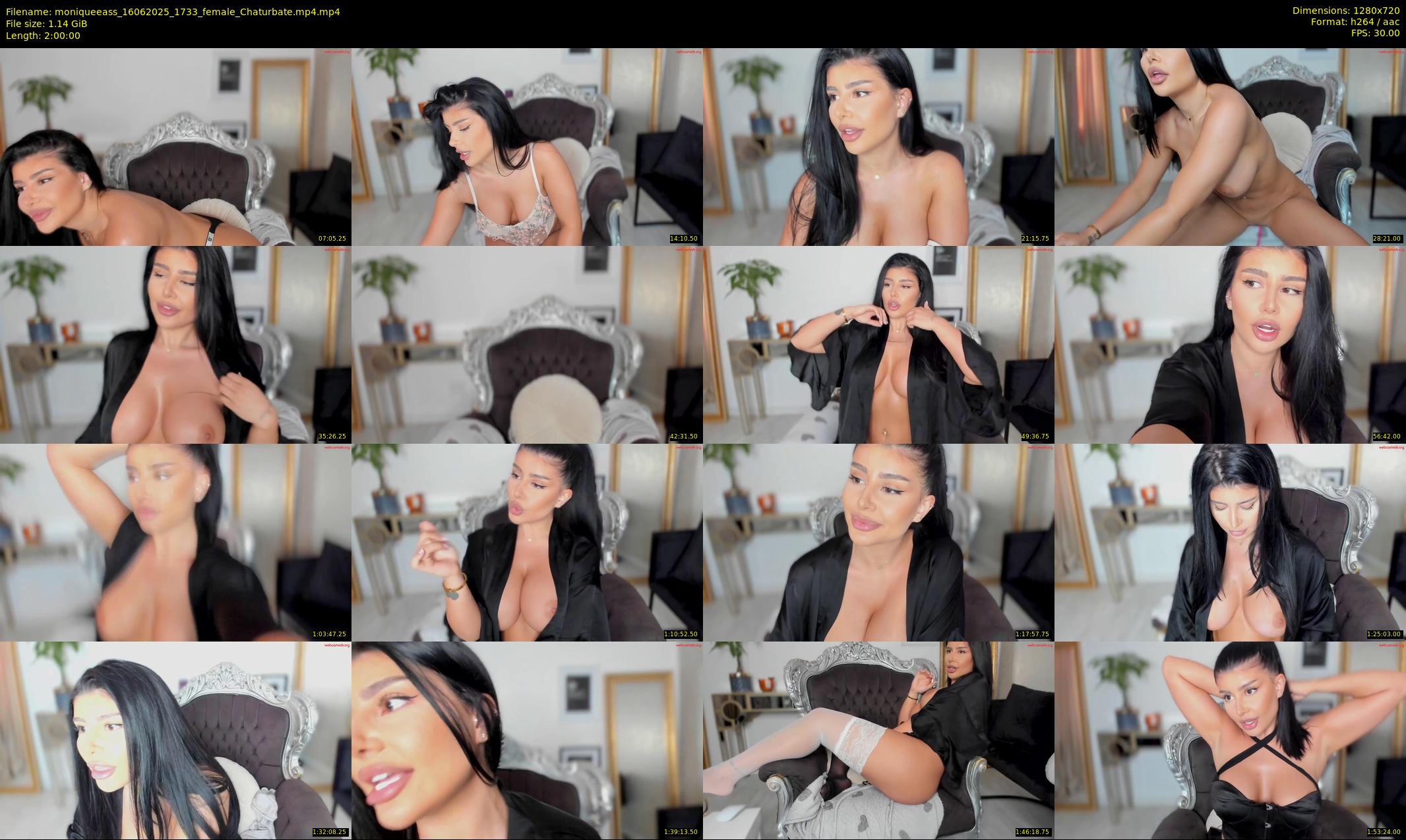 moniqueeass — 120 minute Chaturbate female cam show recording, 720p, Jun 16, 2025