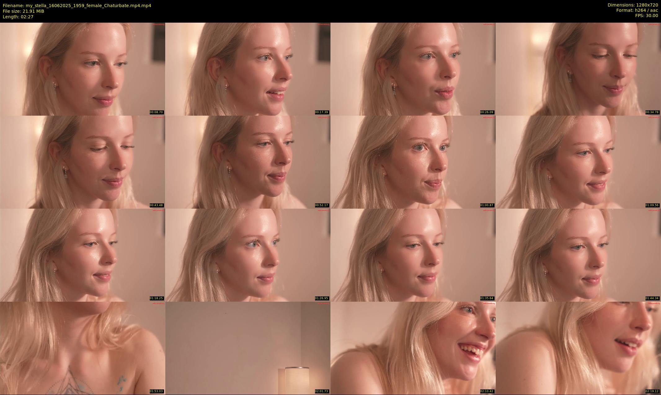 my_stella — 3 minute Chaturbate female cam show recording, 720p, Jun 16, 2025