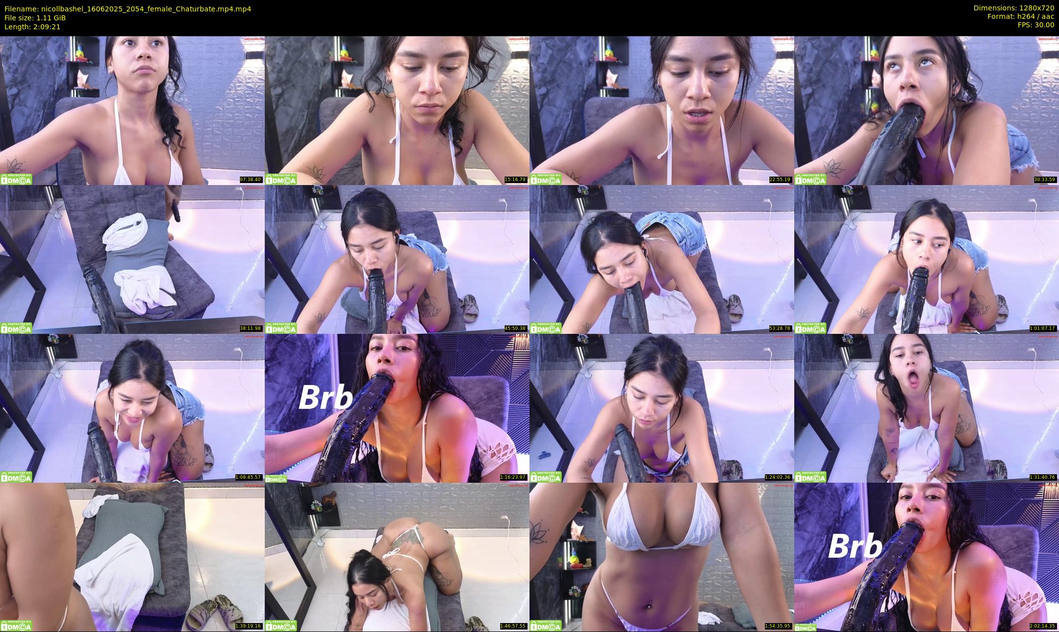 nicollbashel — 130 minute Chaturbate female cam show recording, 720p, Jun 16, 2025