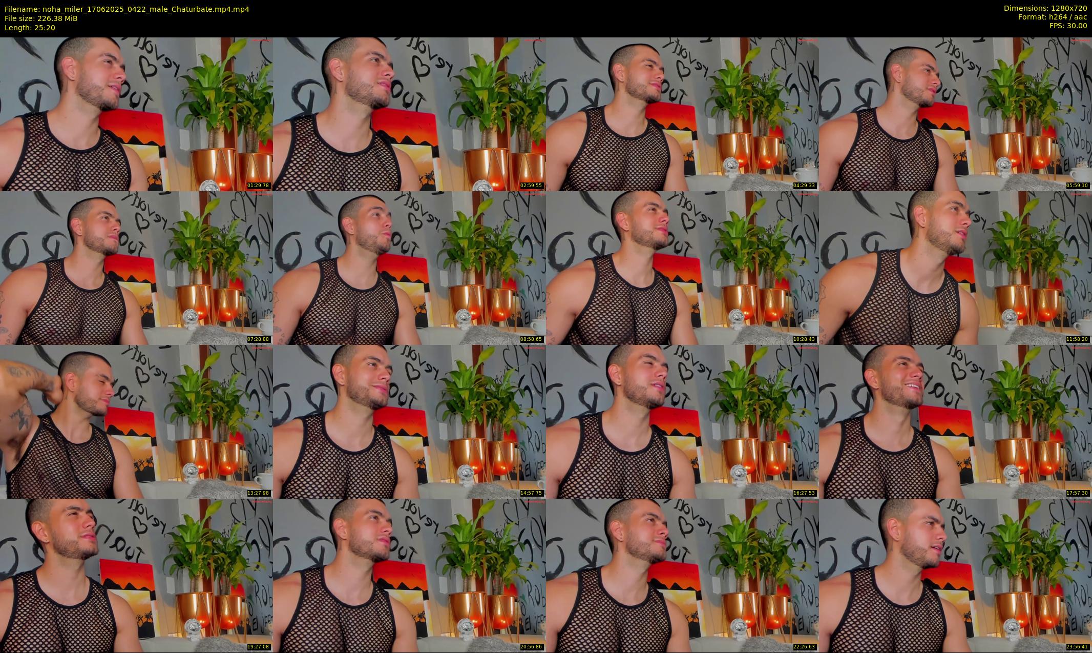 noha_miler — 26 minute Chaturbate male cam show recording, 720p, Jun 17, 2025