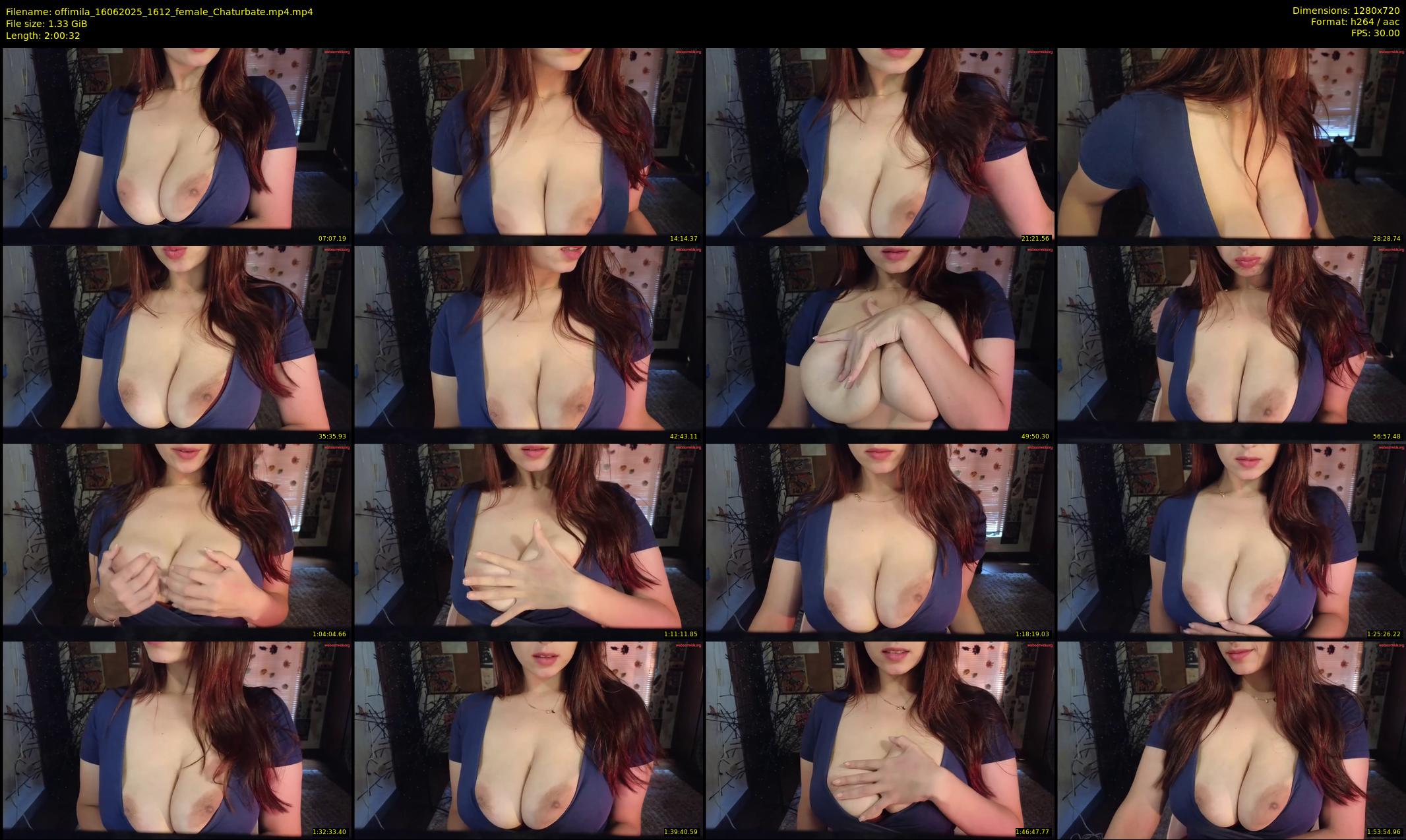 offimila — 121 minute Chaturbate female cam show recording, 720p, Jun 16, 2025