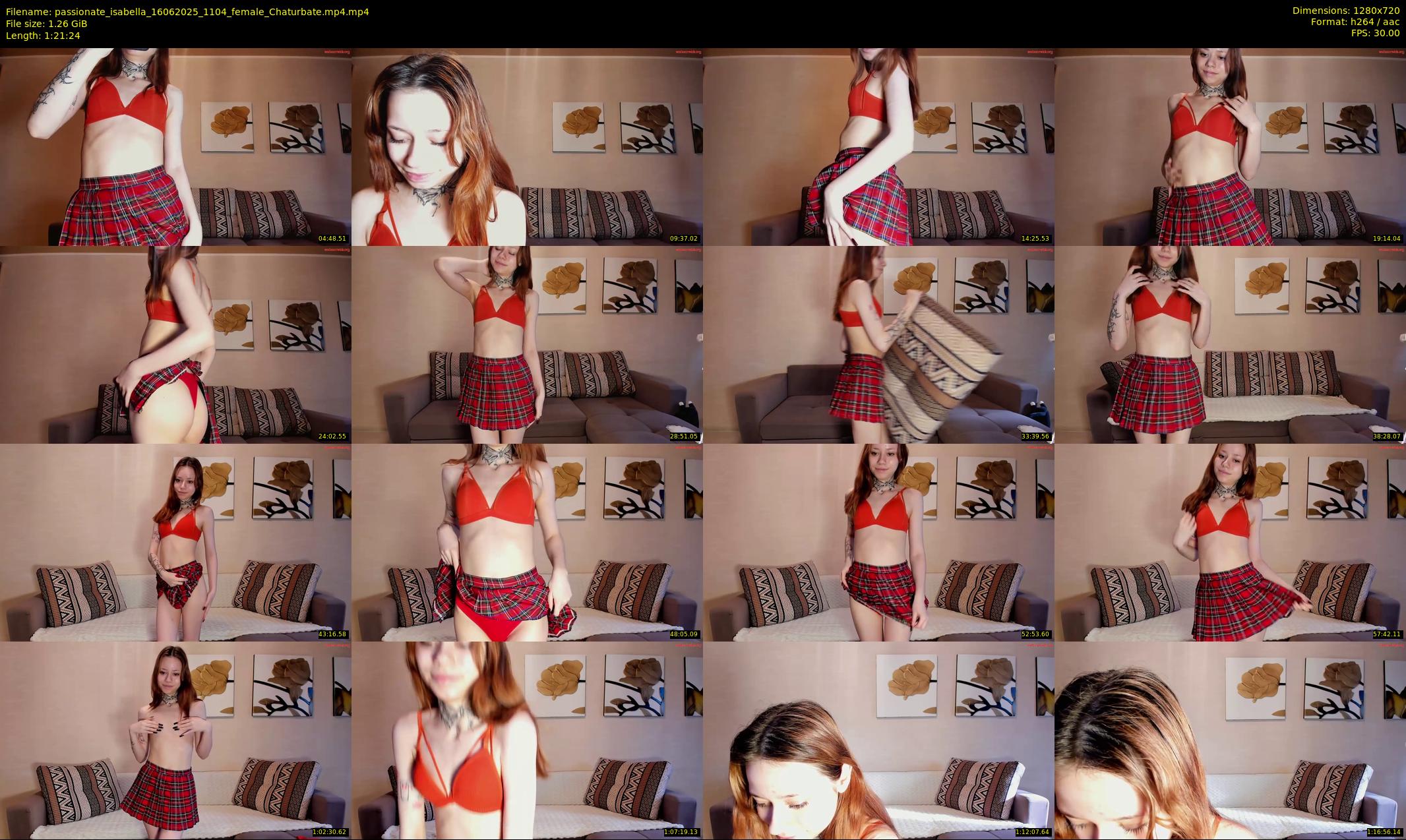 passionate_isabella — 82 minute Chaturbate female cam show recording, 720p, Jun 16, 2025