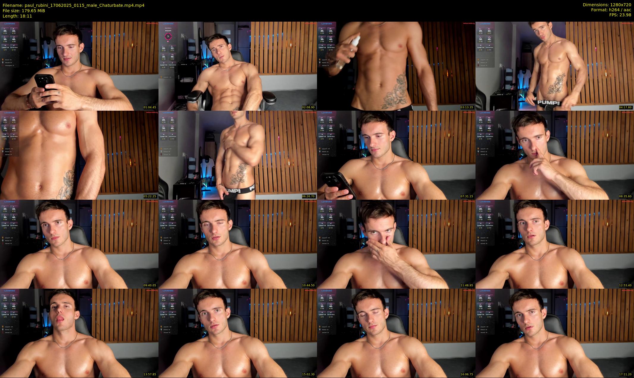 paul_rubini — 19 minute Chaturbate male cam show recording, 720p, Jun 17, 2025