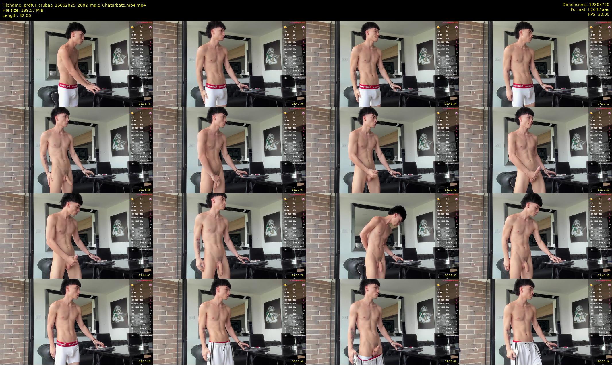 pretur_crubaa — 33 minute Chaturbate male cam show recording, 720p, Jun 16, 2025