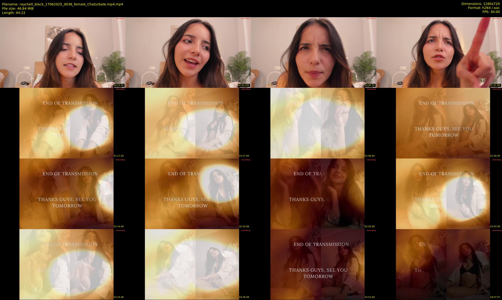 raychell_black — 5 minute Chaturbate female cam show recording, 720p, Jun 17, 2025