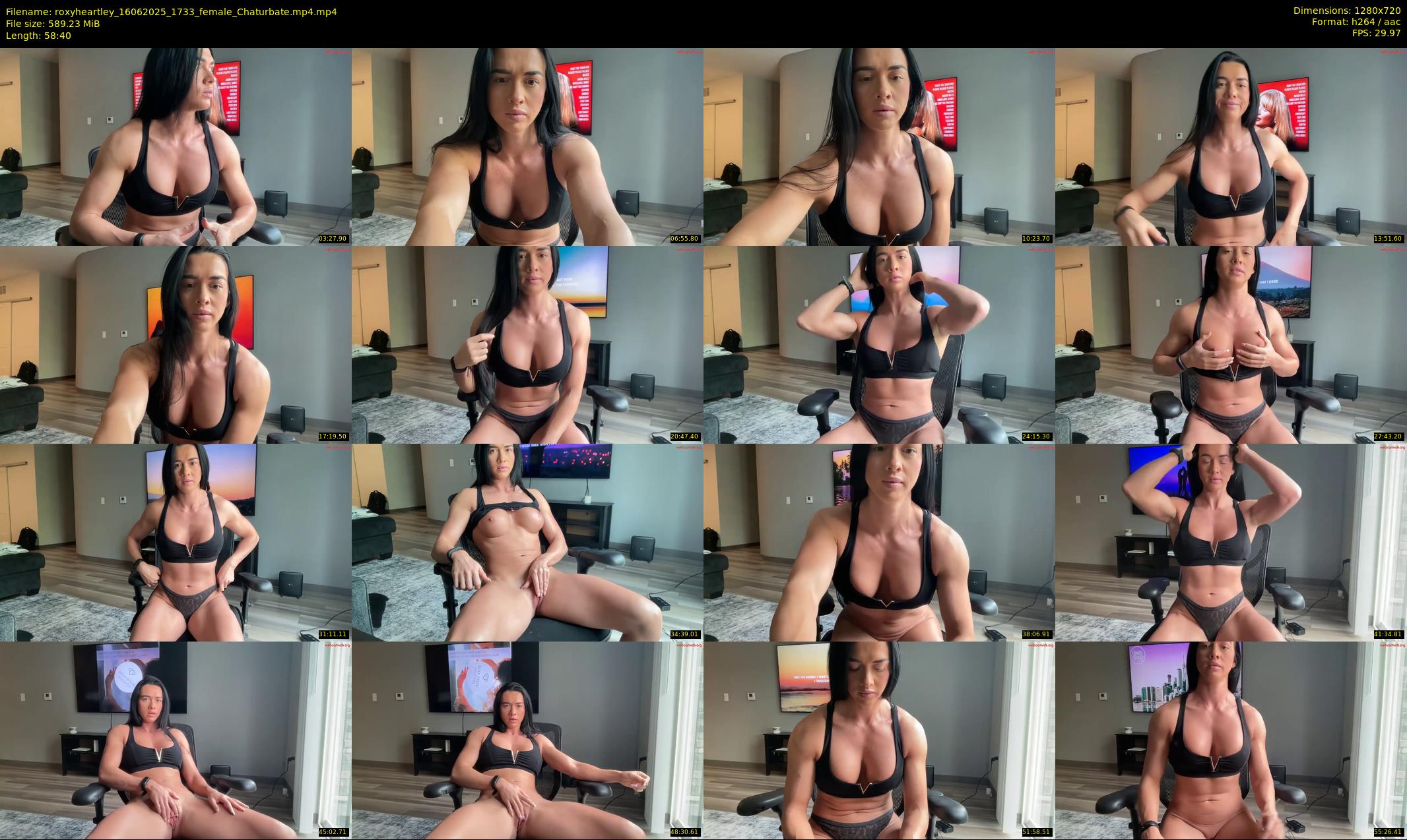 roxyheartley — 59 minute Chaturbate female cam show recording, 720p, Jun 16, 2025