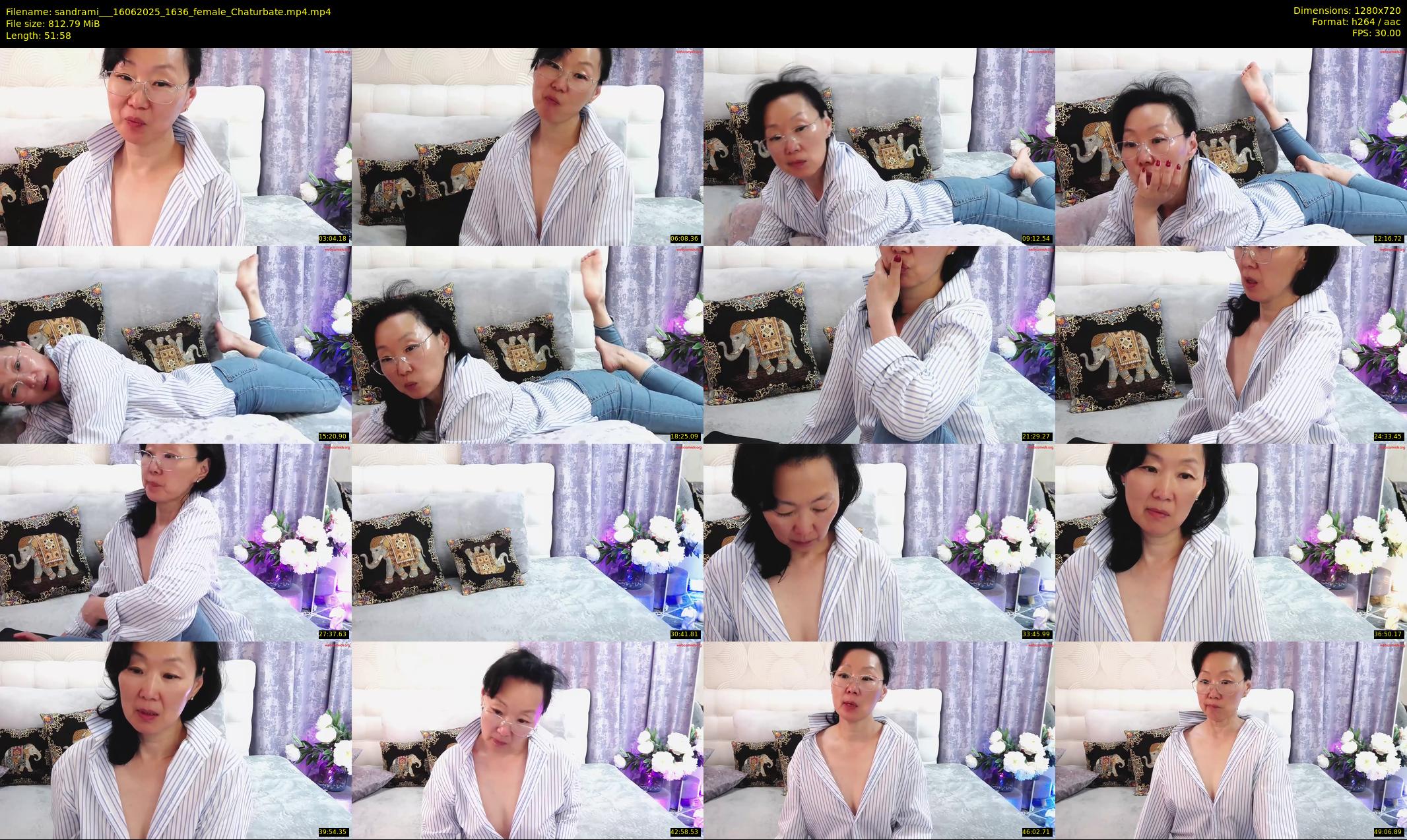sandrami__ — 52 minute Chaturbate female cam show recording, 720p, Jun 16, 2025
