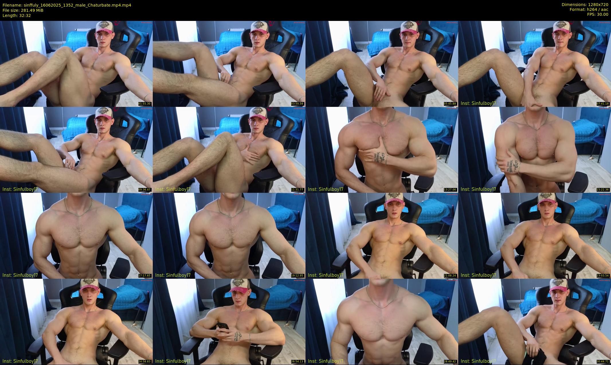 sinffuly — 33 minute Chaturbate male cam show recording, 720p, Jun 16, 2025