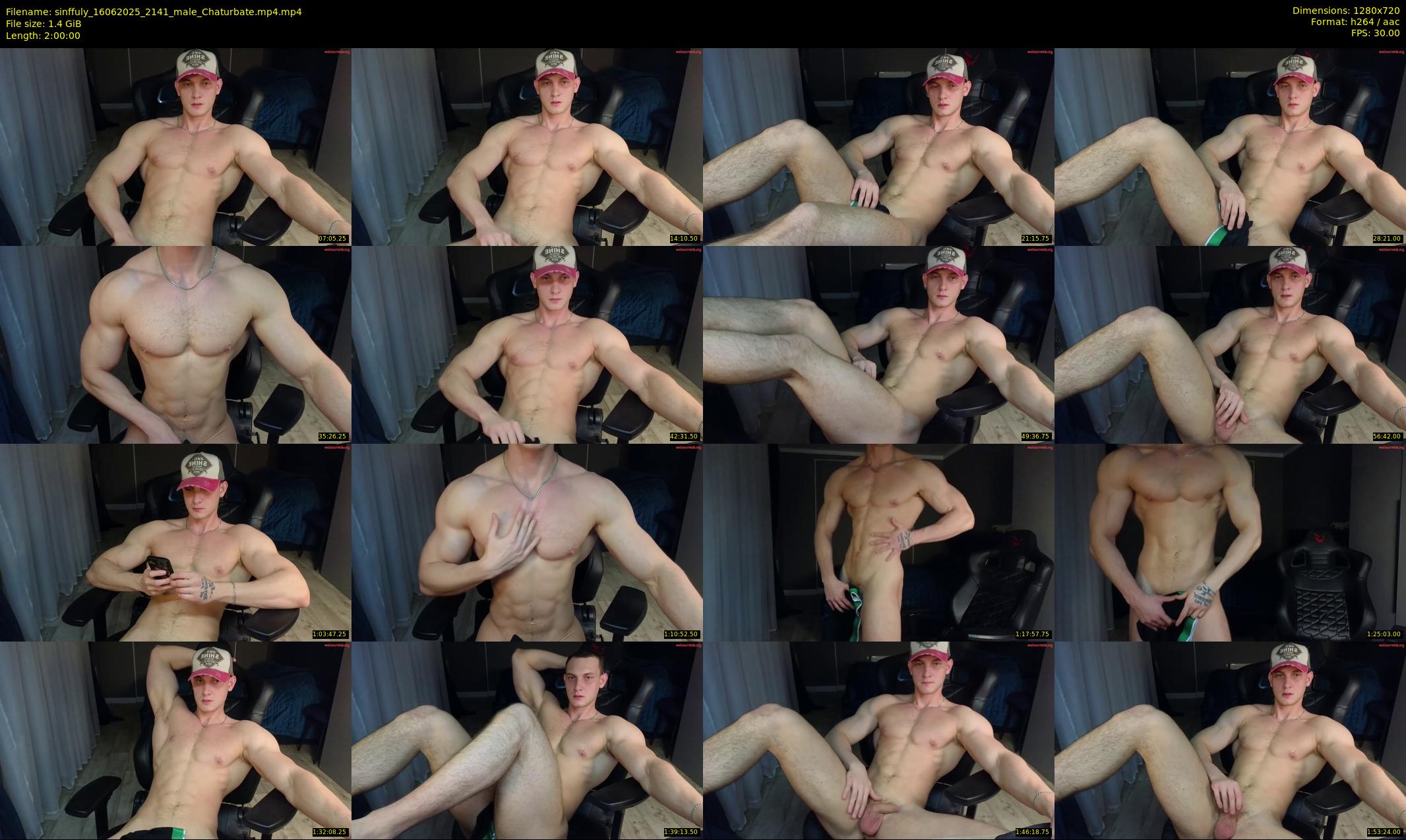 sinffuly — 120 minute Chaturbate male cam show recording, 720p, Jun 16, 2025