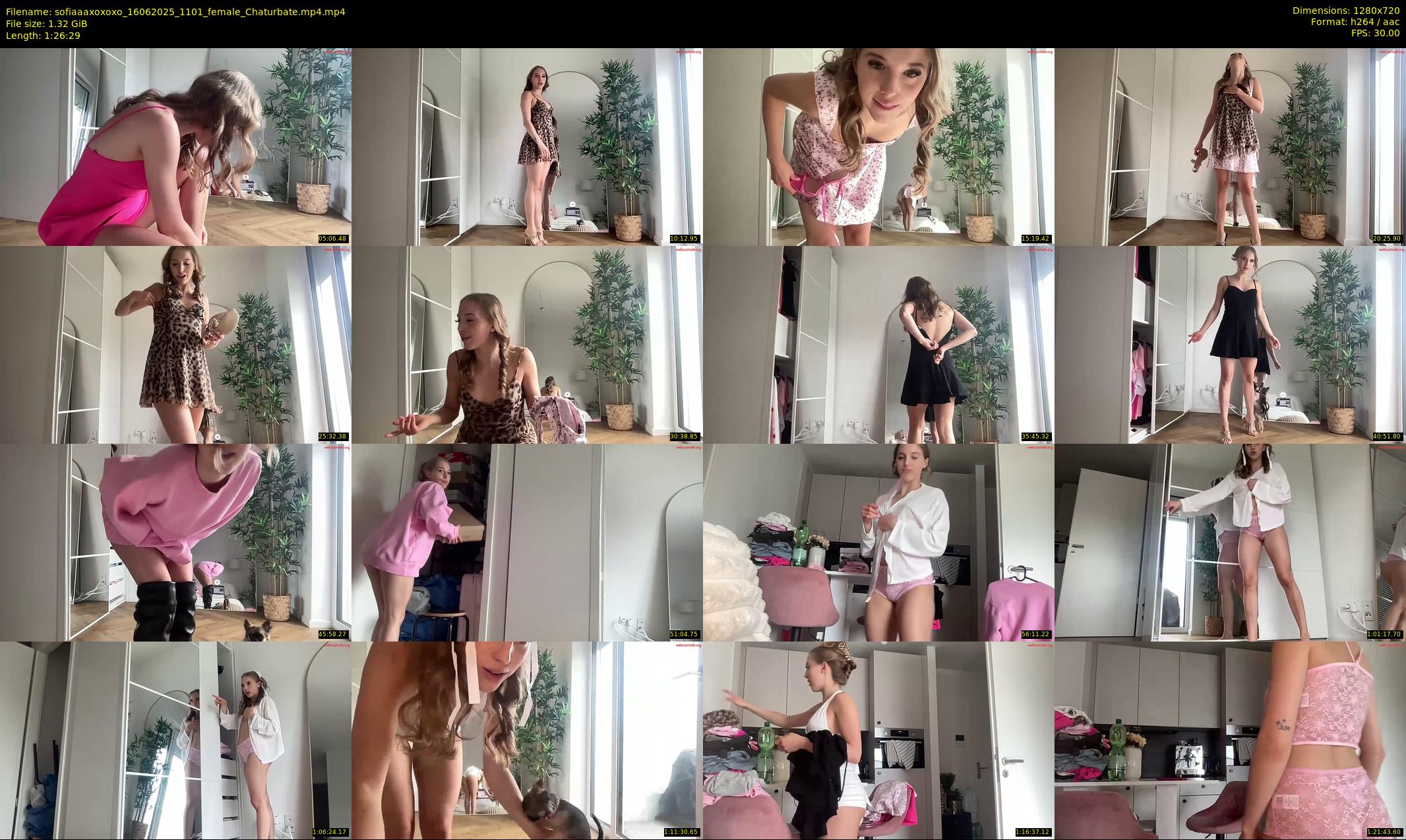 sofiaaaxoxoxo — 87 minute Chaturbate female cam show recording, 720p, Jun 16, 2025