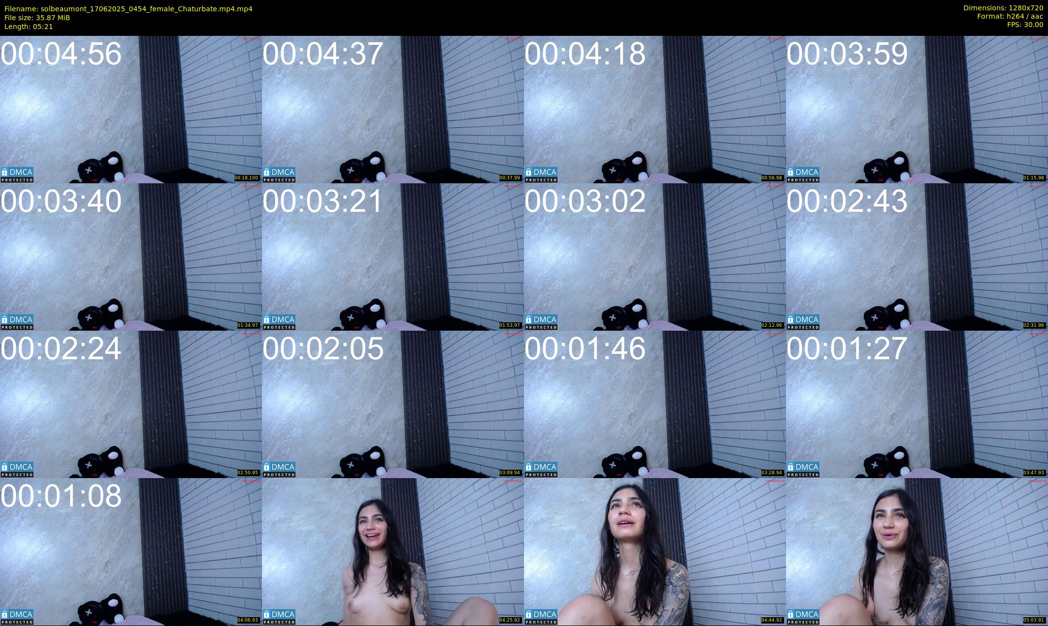solbeaumont — 6 minute Chaturbate female cam show recording, 720p, Jun 17, 2025