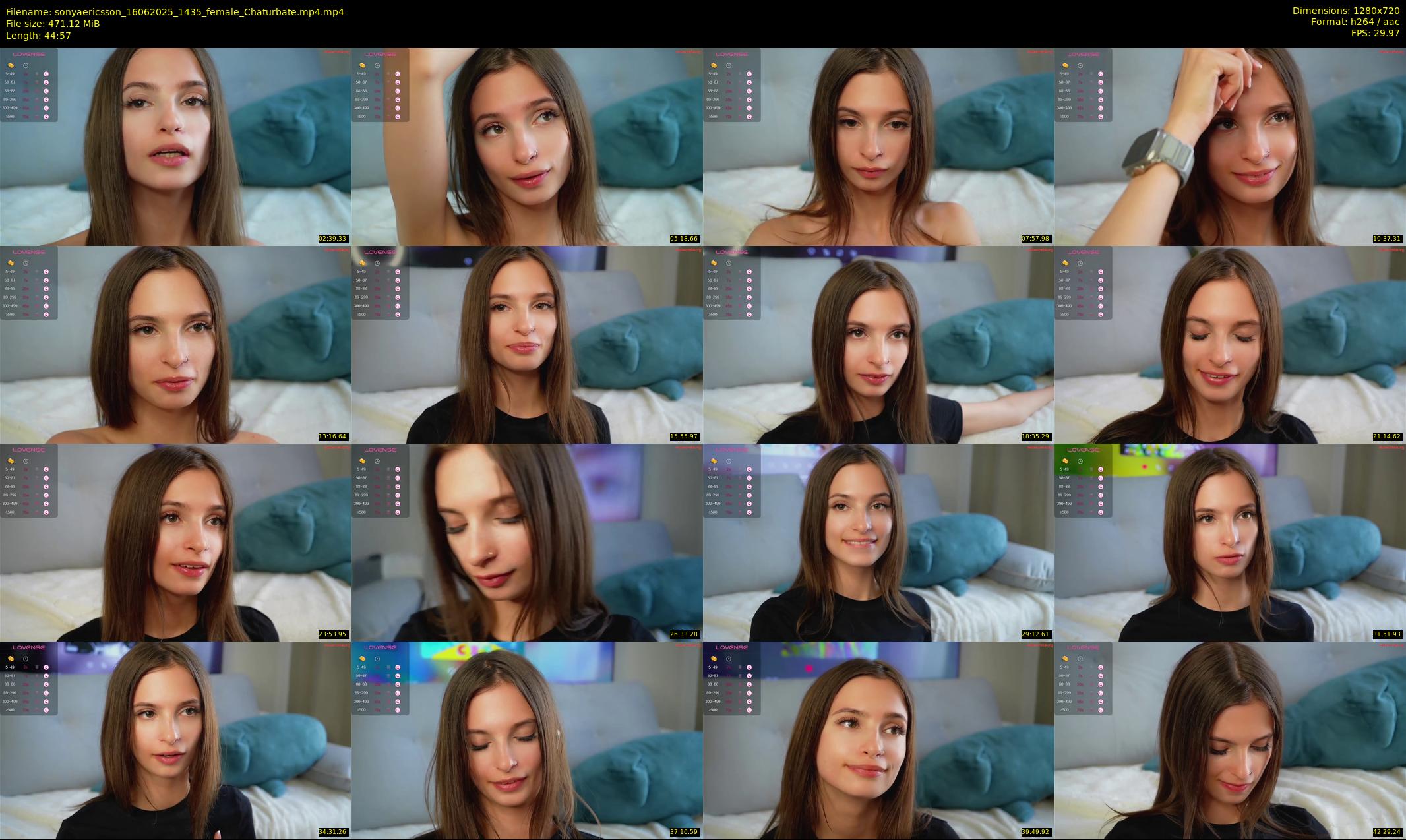 sonyaericsson — 45 minute Chaturbate female cam show recording, 720p, Jun 16, 2025