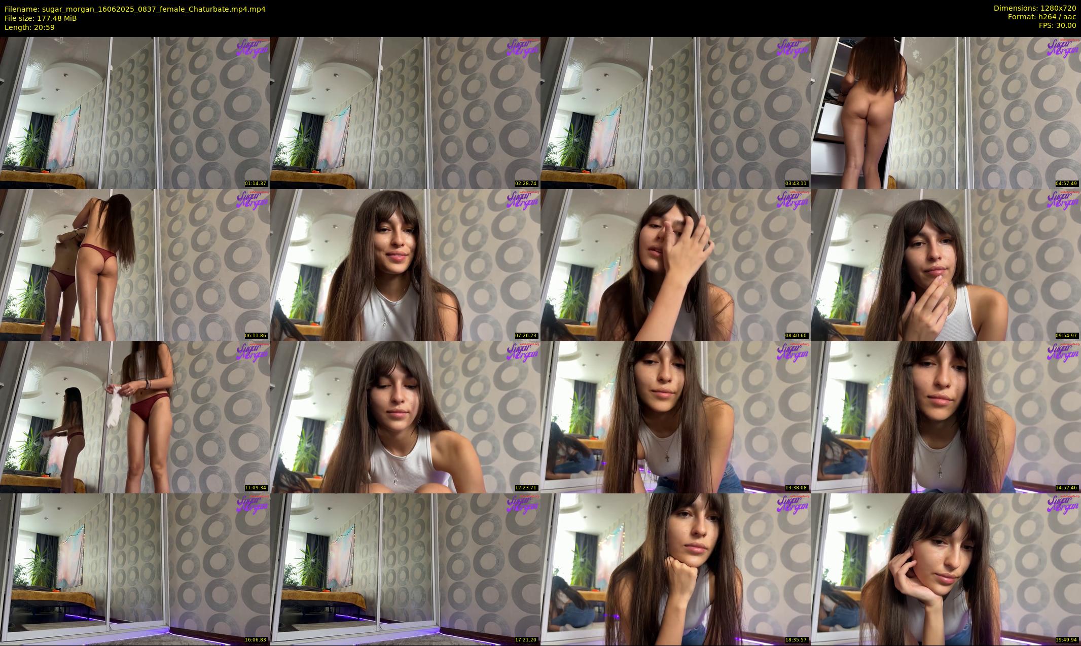 sugar_morgan — 21 minute Chaturbate female cam show recording, 720p, Jun 16, 2025