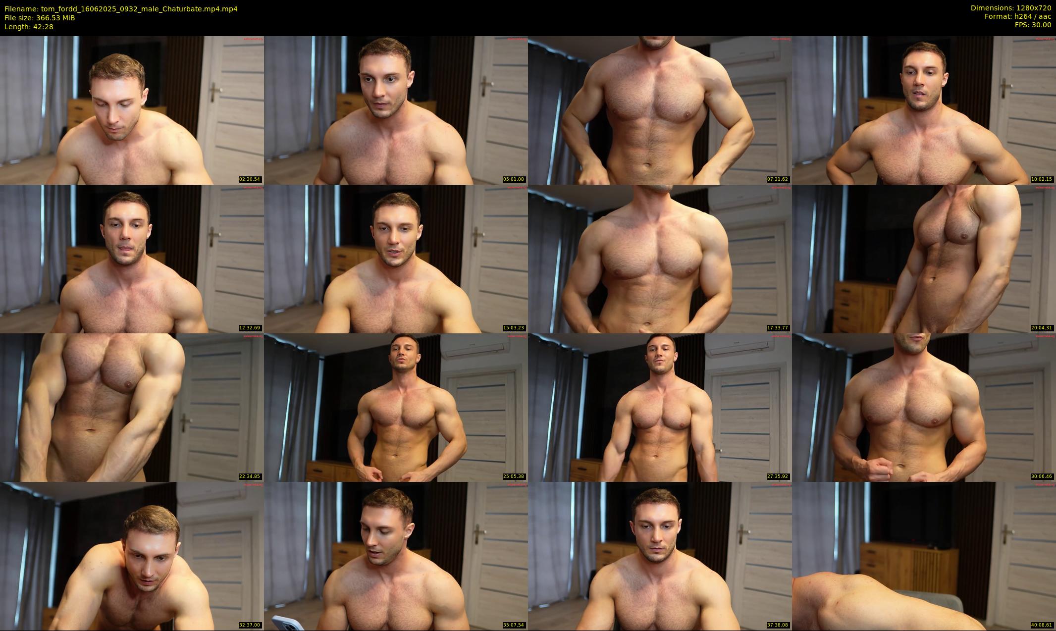 tom_fordd — 43 minute Chaturbate male cam show recording, 720p, Jun 16, 2025