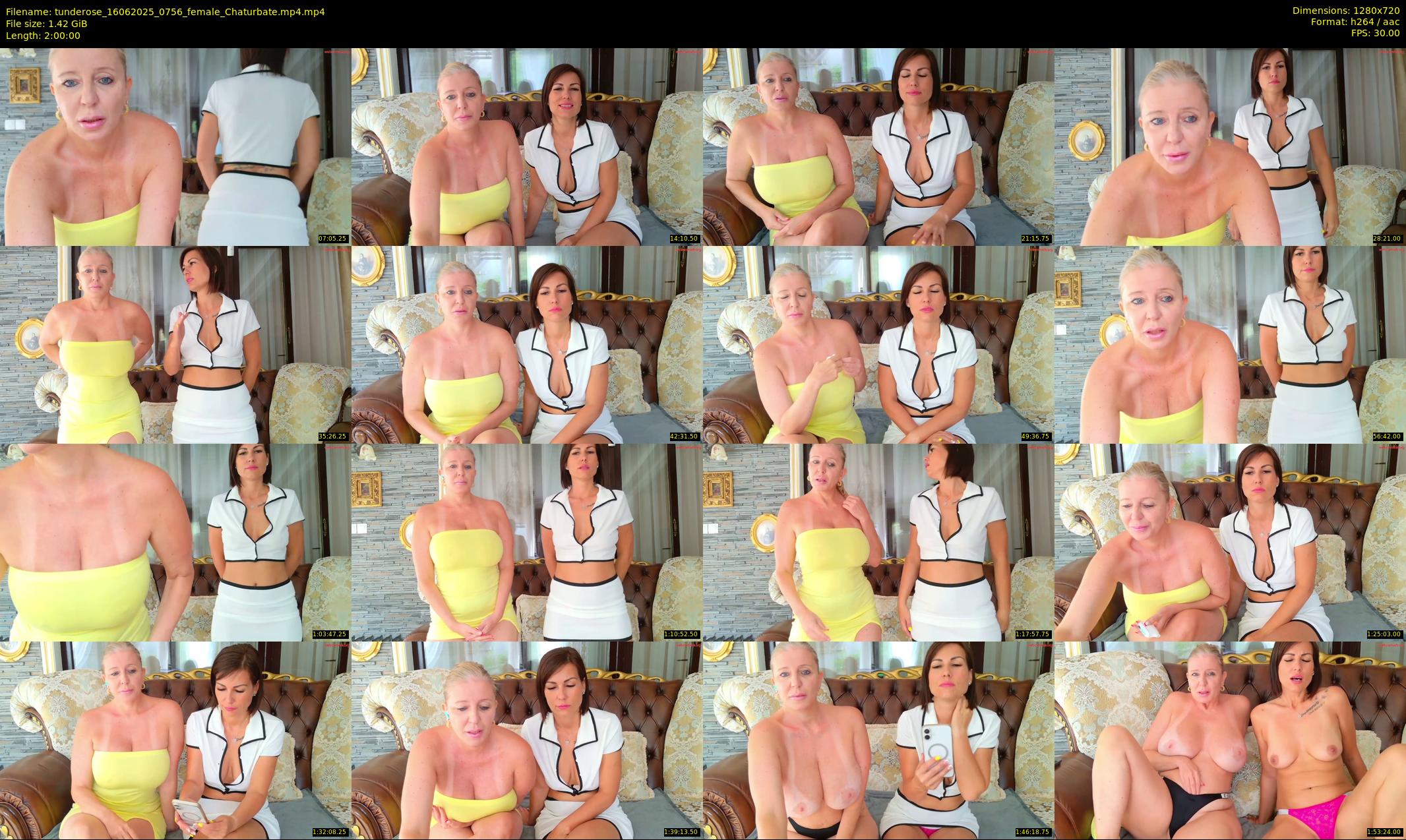 tunderose — 120 minute Chaturbate female cam show recording, 720p, Jun 16, 2025