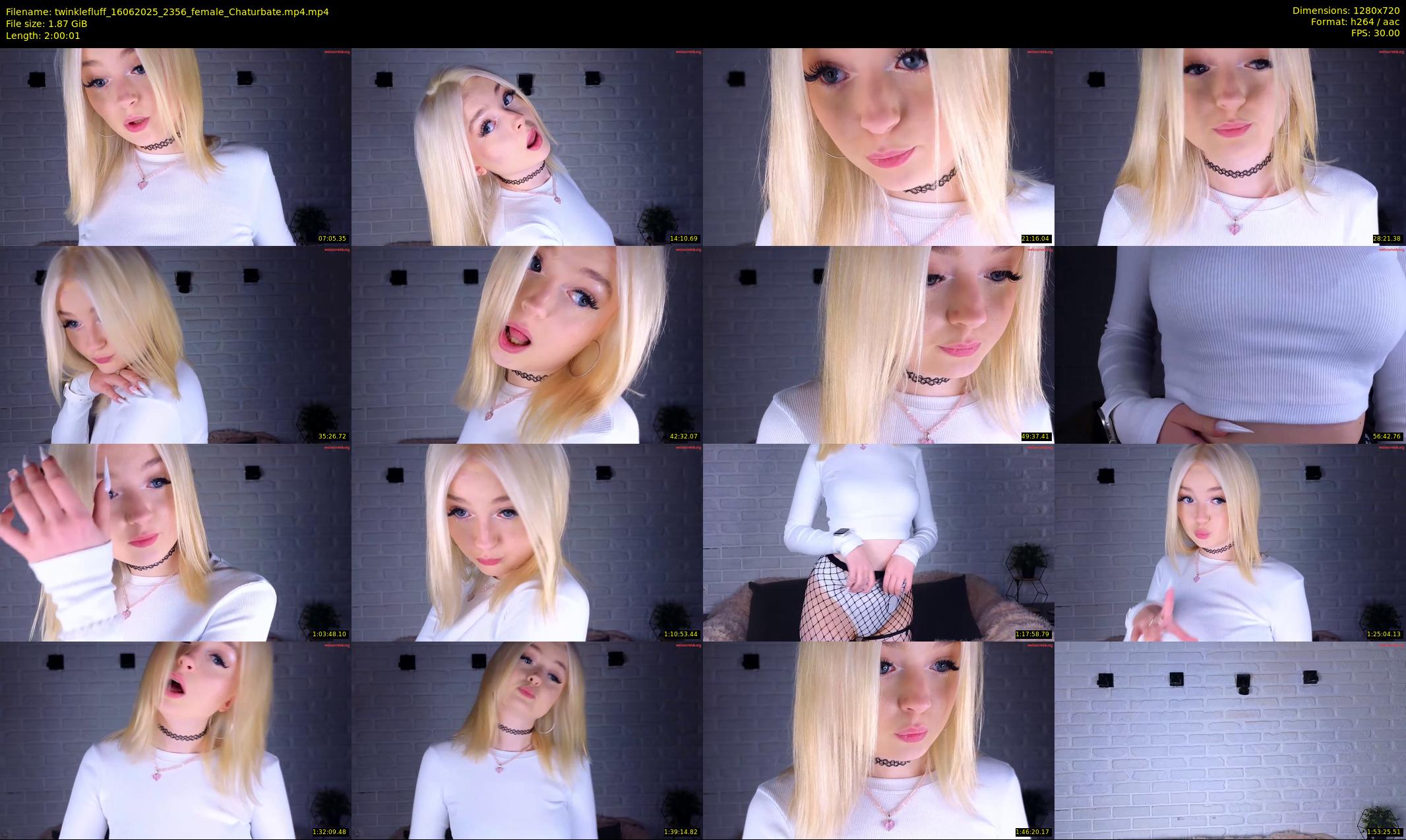 twinklefluff — 121 minute Chaturbate female cam show recording, 720p, Jun 16, 2025