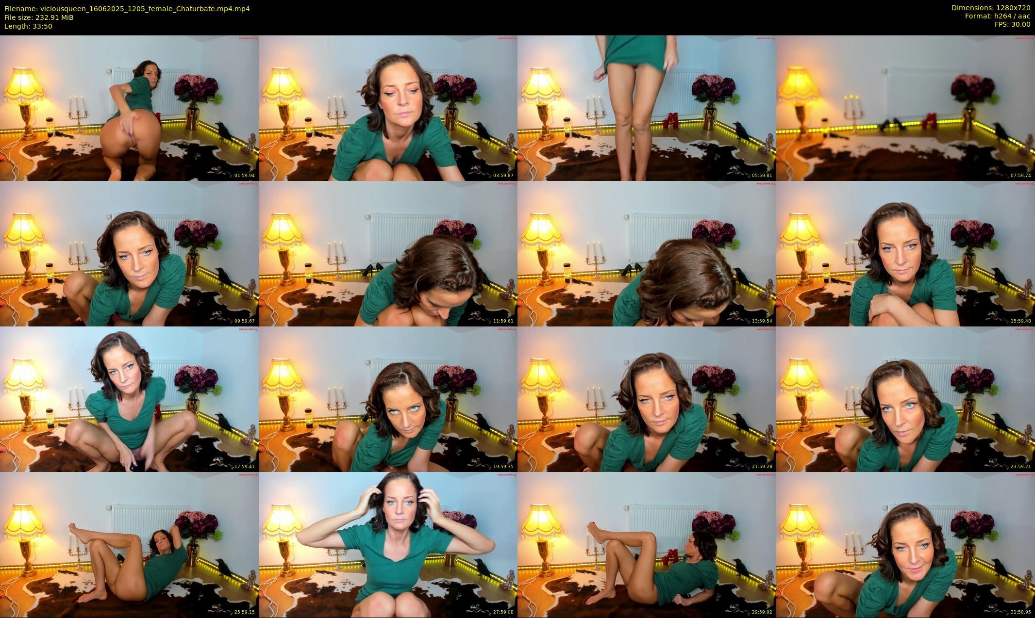 viciousqueen — 34 minute Chaturbate female cam show recording, 720p, Jun 16, 2025