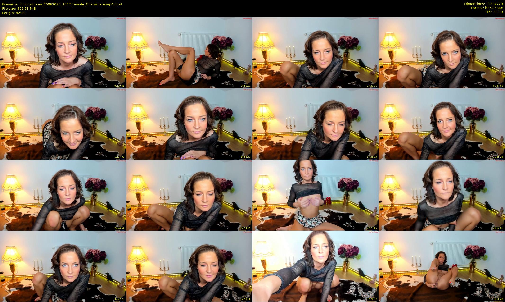 viciousqueen — 43 minute Chaturbate female cam show recording, 720p, Jun 16, 2025