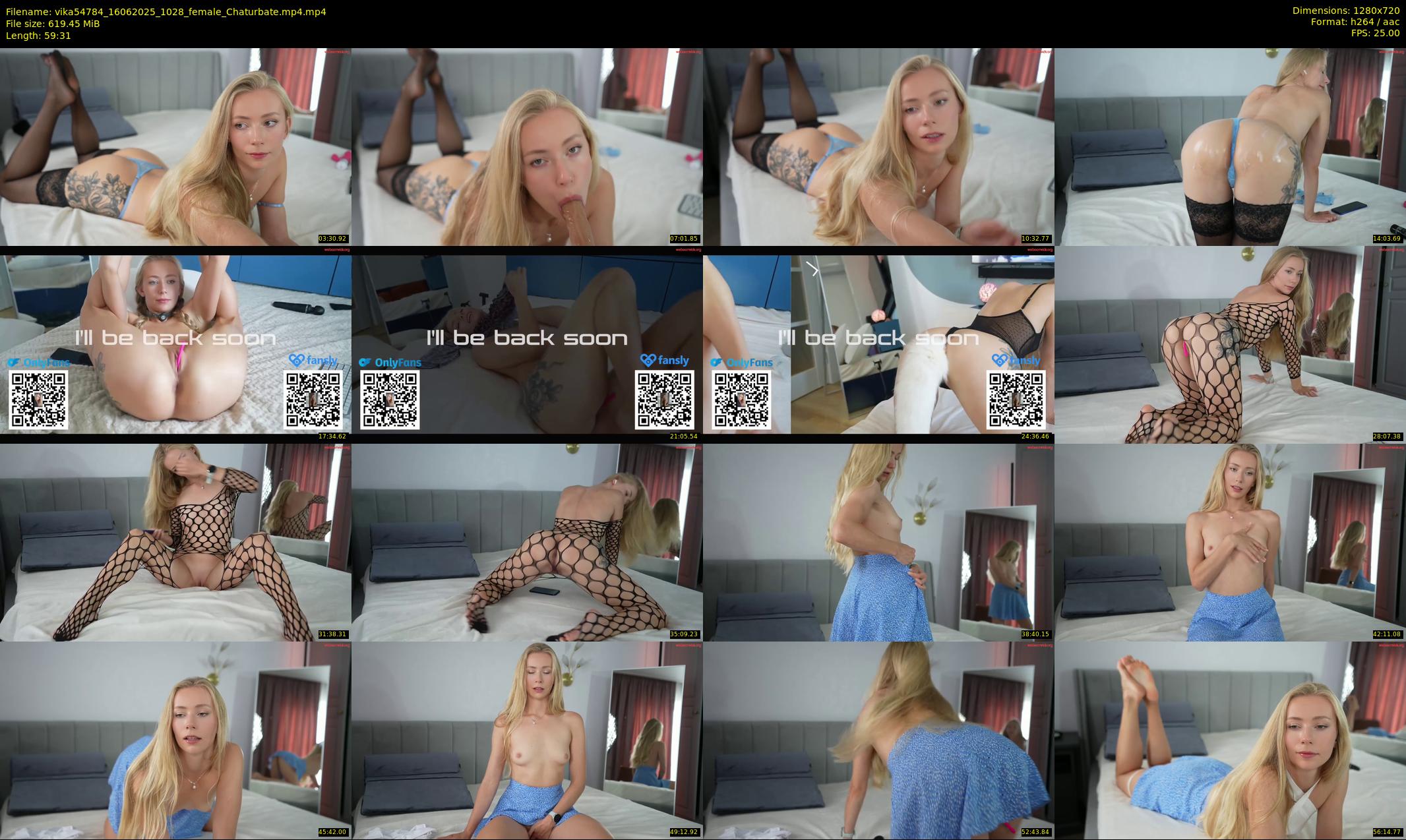 vika54784 — 60 minute Chaturbate female cam show recording, 720p, Jun 16, 2025