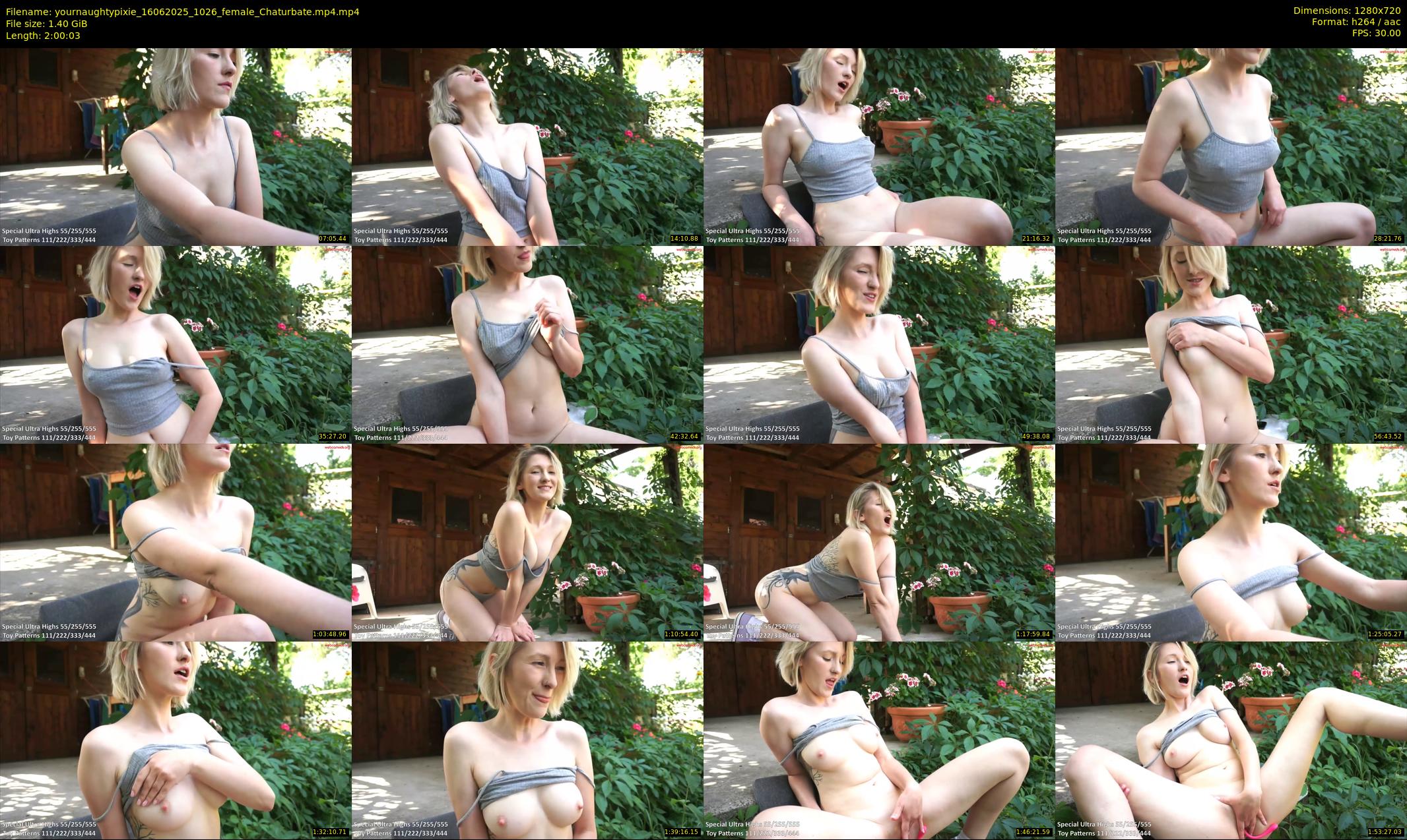 yournaughtypixie — 121 minute Chaturbate couple cam show recording, 720p, Jun 16, 2025
