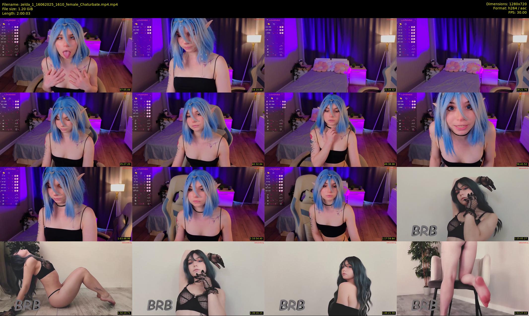 zelda_1 — 121 minute Chaturbate female cam show recording, 720p, Jun 16, 2025
