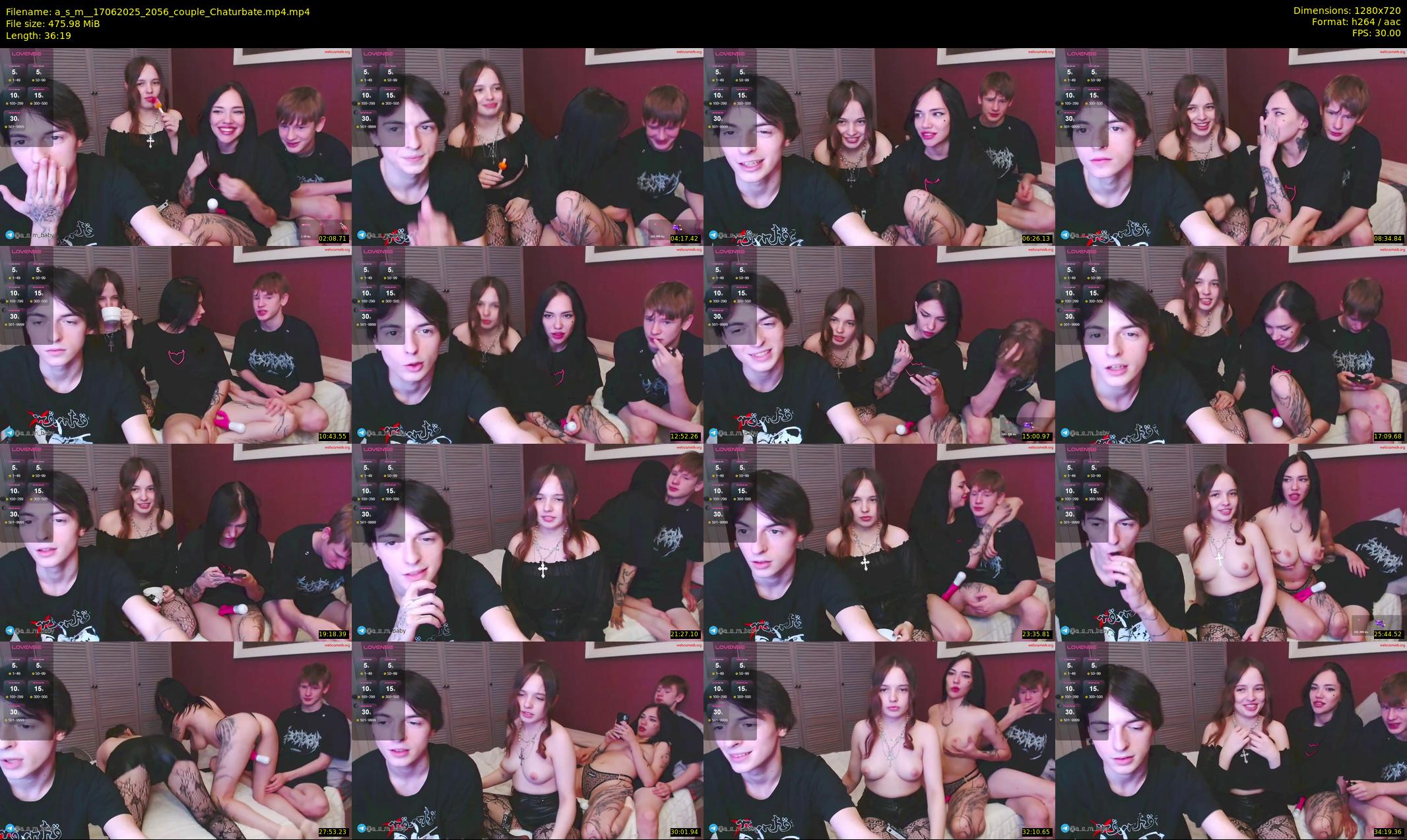 a_s_m_ — 37 minute Chaturbate couple cam show recording, 720p, Jun 17, 2025