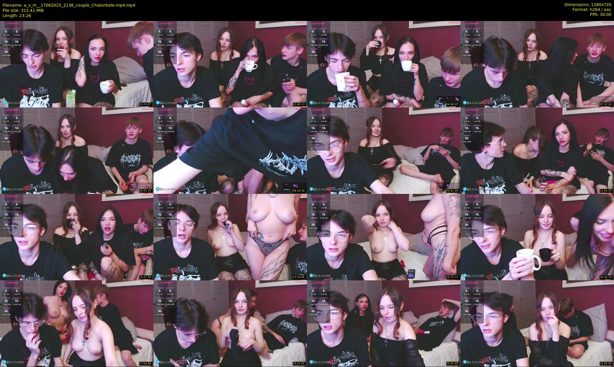 a_s_m_ — 24 minute Chaturbate couple cam show recording, 720p, Jun 17, 2025