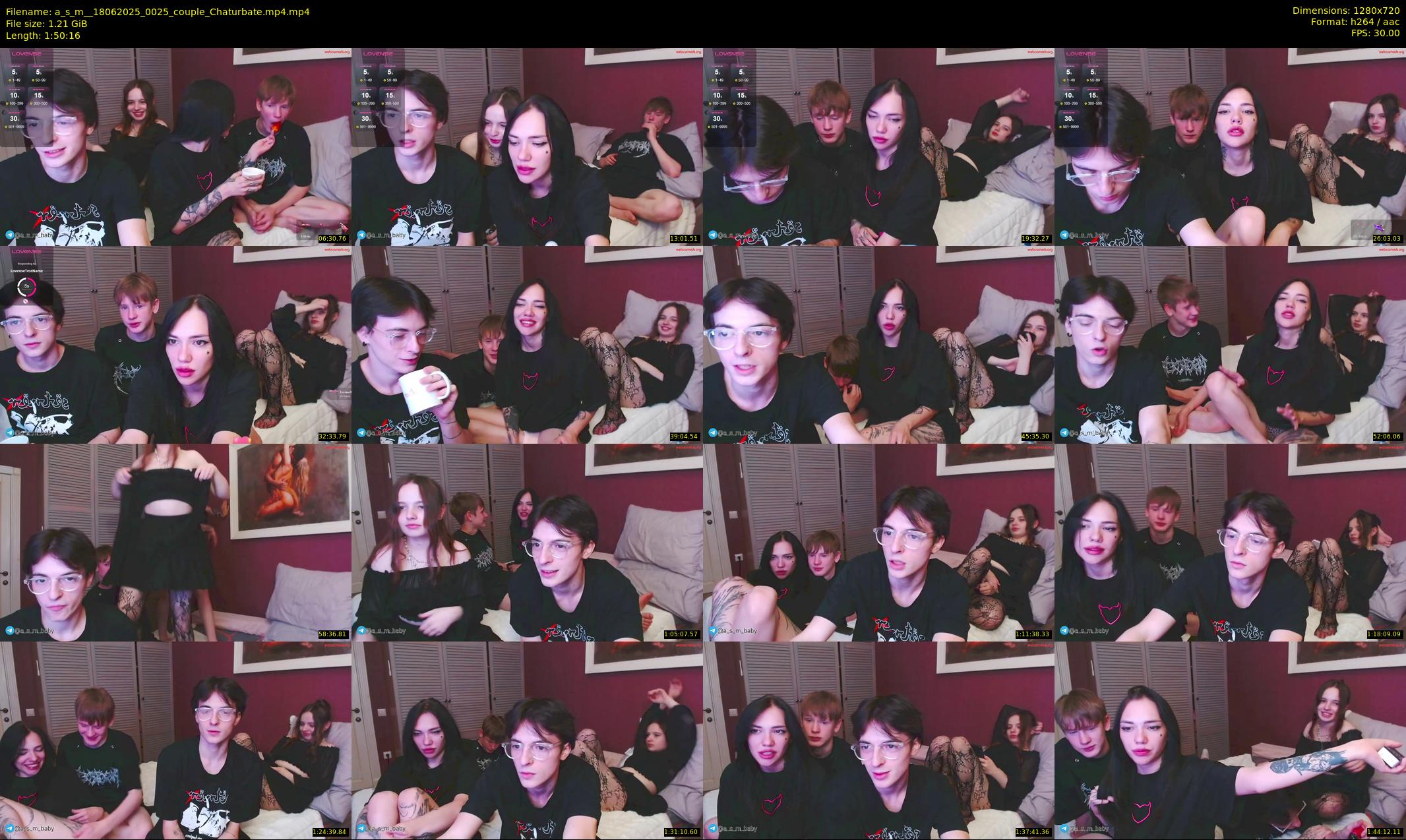 a_s_m_ — 111 minute Chaturbate couple cam show recording, 720p, Jun 18, 2025