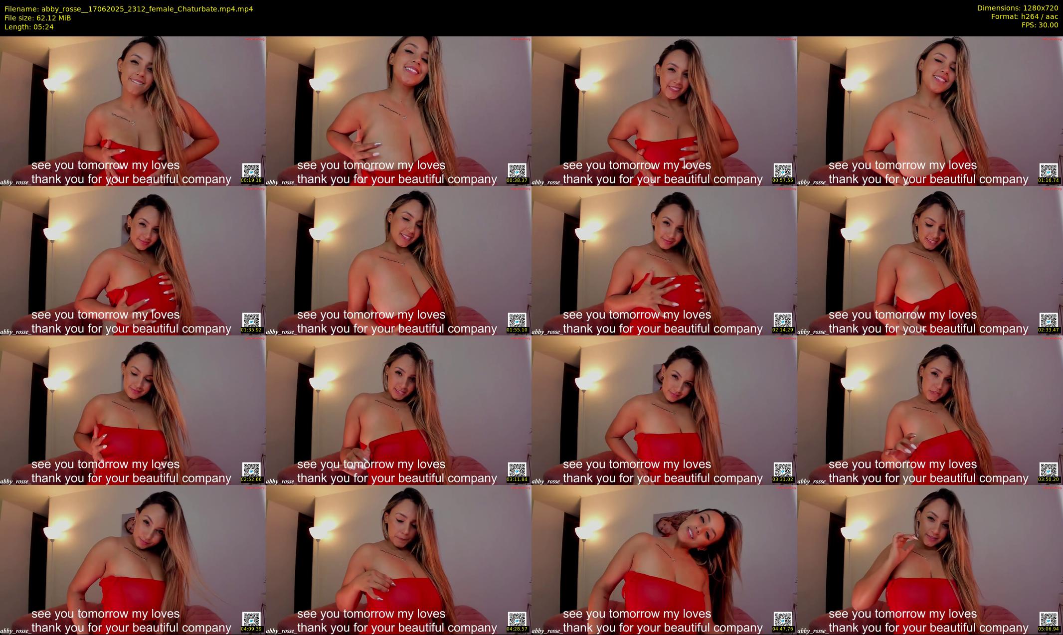 abby_rosse_ — 6 minute Chaturbate female cam show recording, 720p, Jun 17, 2025