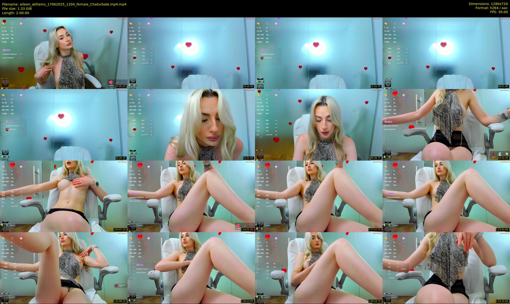 aileen_williams — 120 minute Chaturbate female cam show recording, 720p, Jun 17, 2025