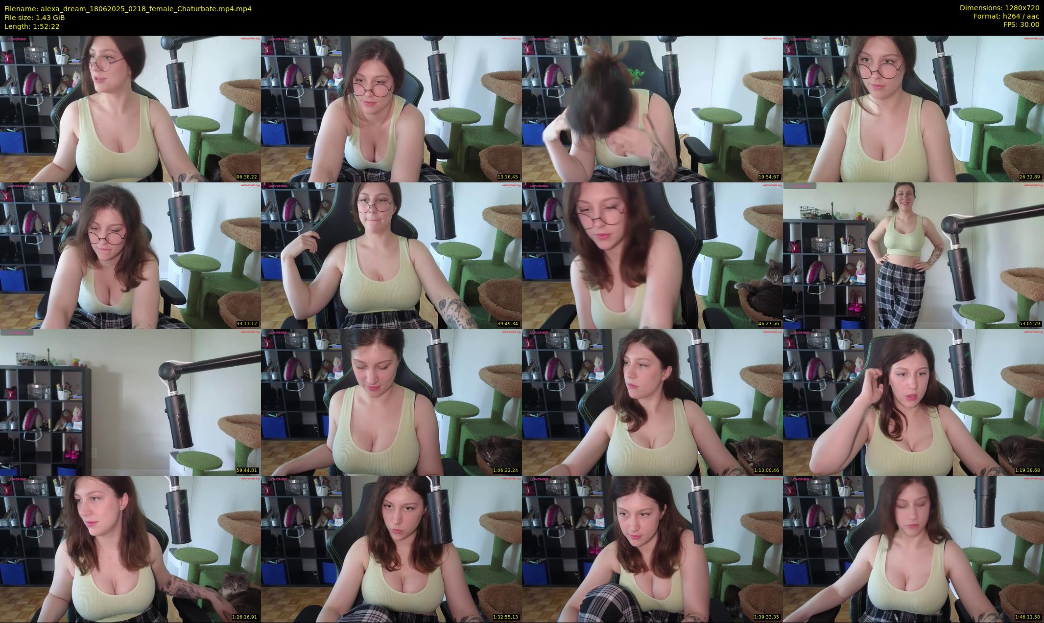 alexa_dream — 113 minute Chaturbate female cam show recording, 720p, Jun 18, 2025