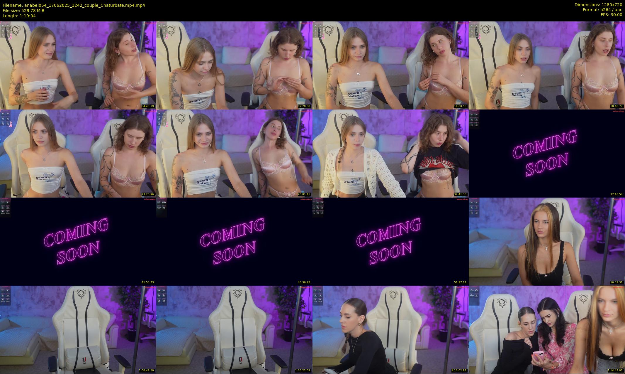 anabel054 — 80 minute Chaturbate female cam show recording, 720p, Jun 17, 2025