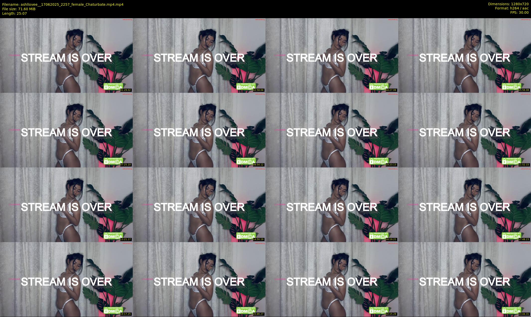 ashllovee_ — 26 minute Chaturbate female cam show recording, 720p, Jun 17, 2025