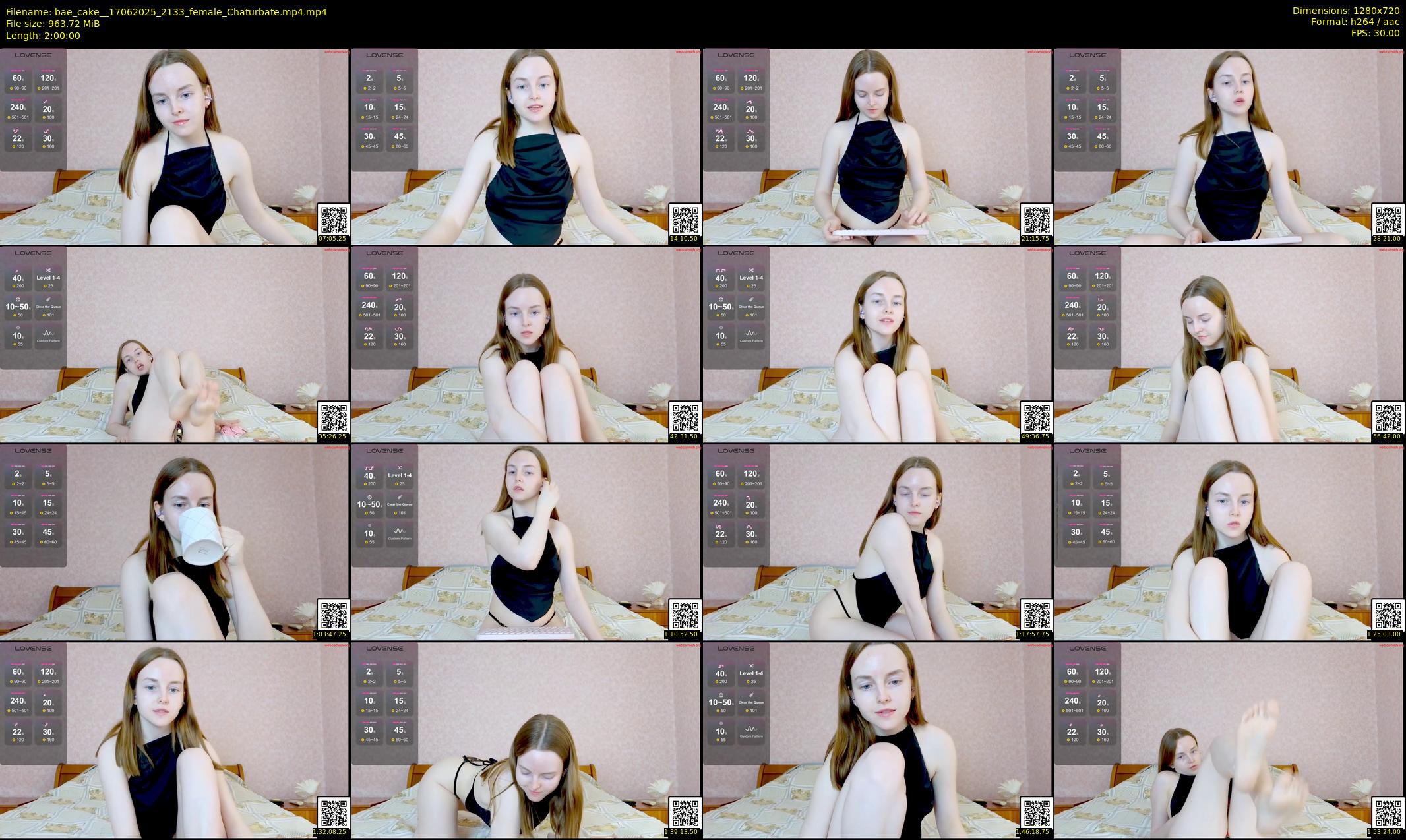 bae_cake_ — 120 minute Chaturbate female cam show recording, 720p, Jun 17, 2025