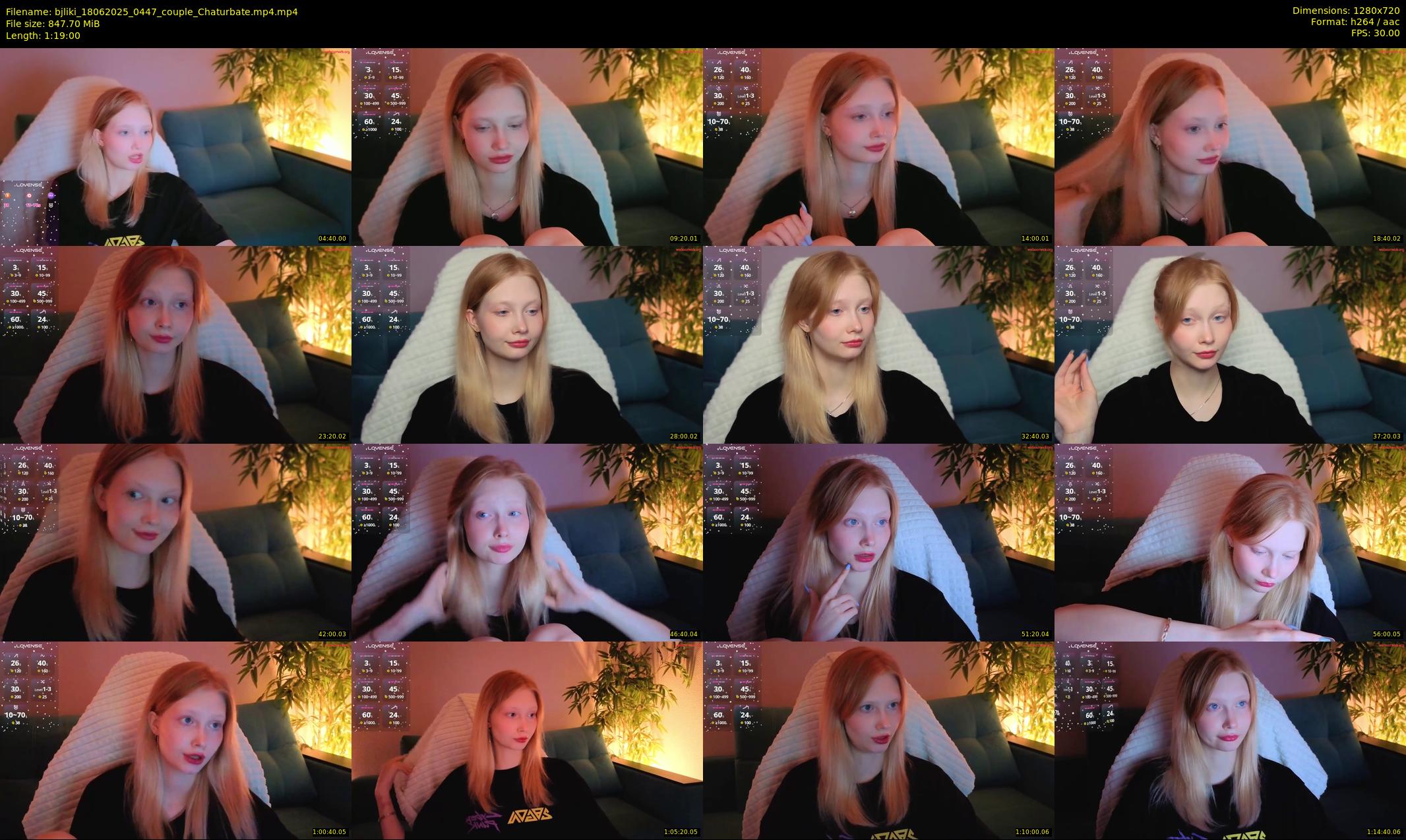 bjliki — 79 minute Chaturbate couple cam show recording, 720p, Jun 18, 2025