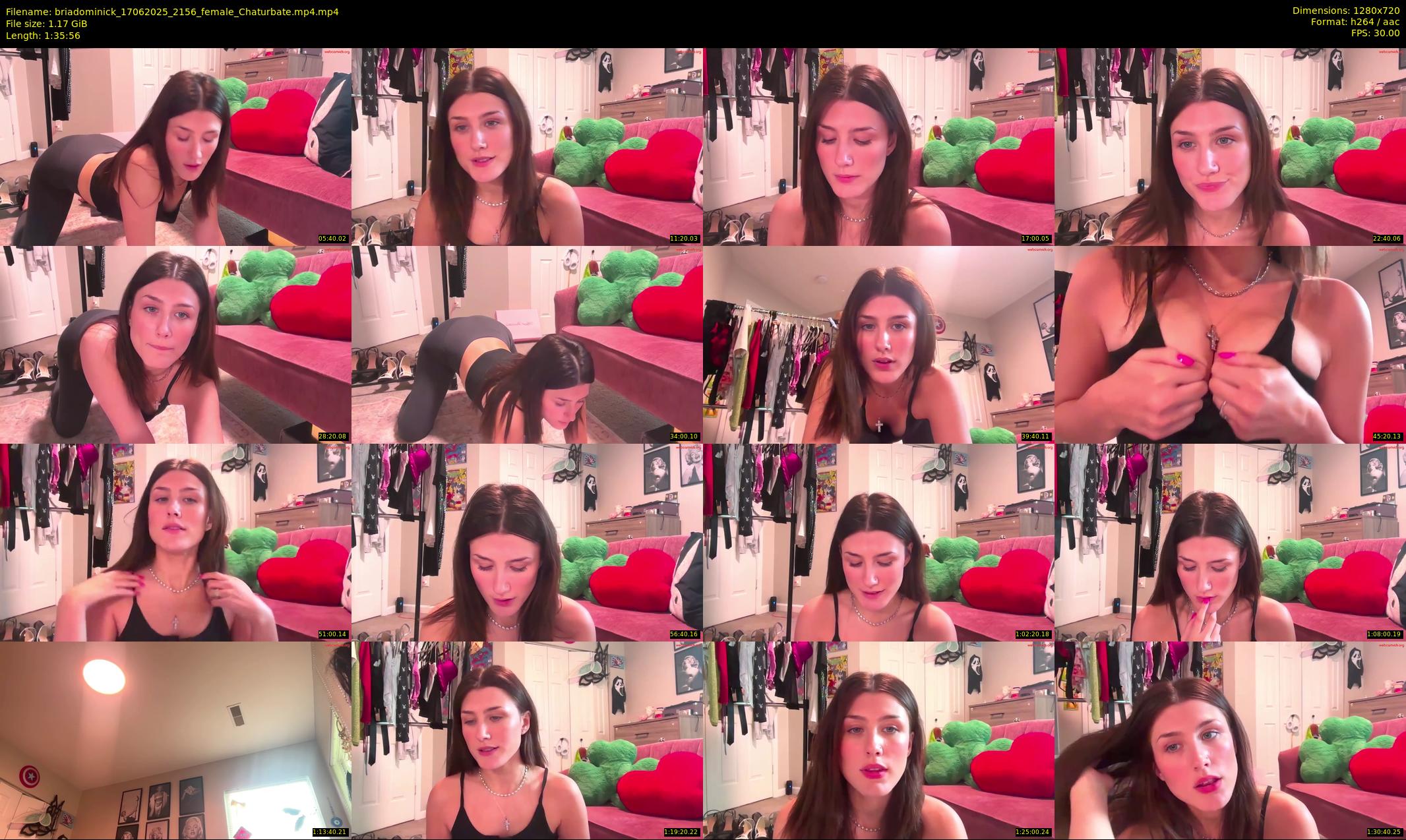 briadominick — 96 minute Chaturbate couple cam show recording, 720p, Jun 17, 2025