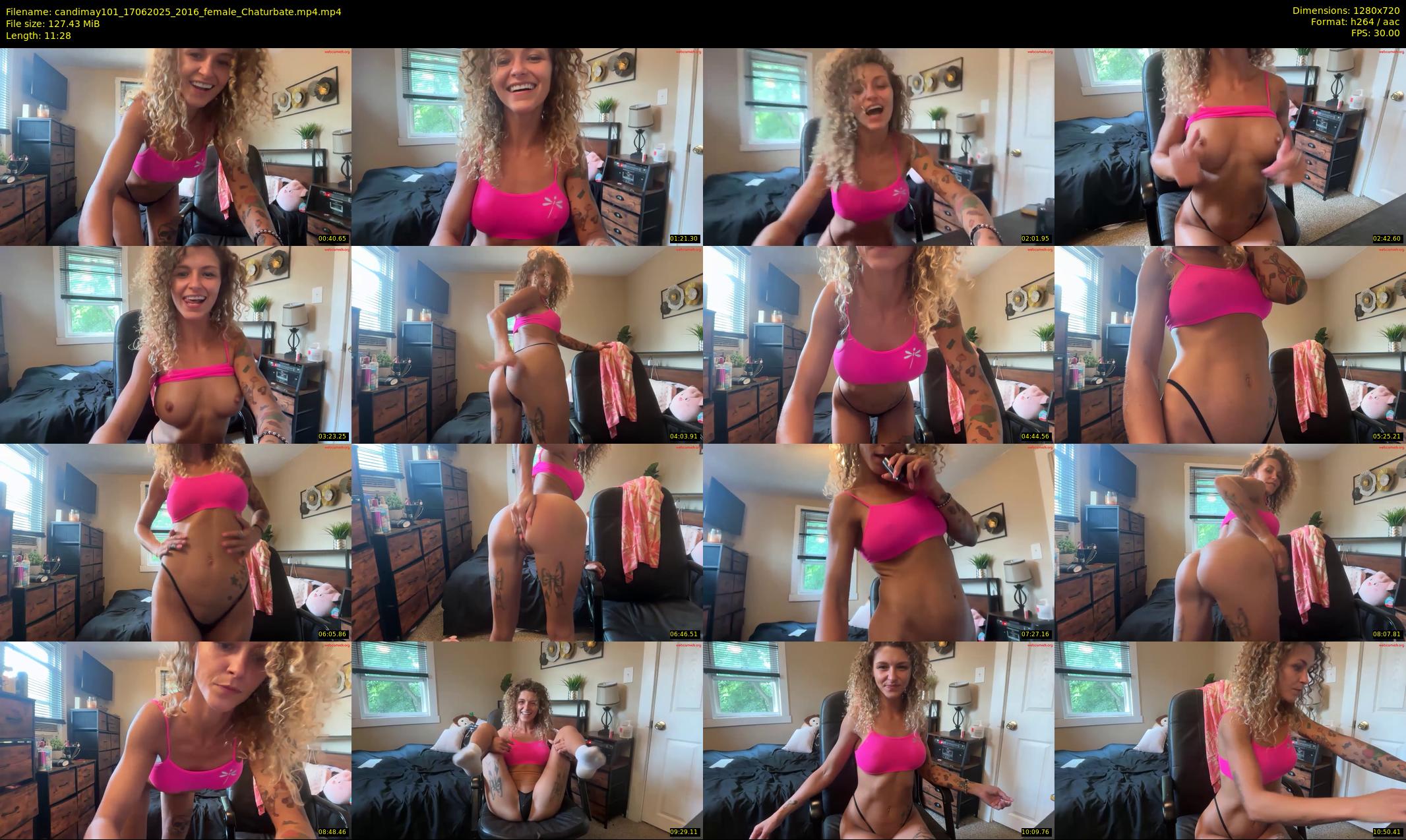 candimay101 — 12 minute Chaturbate female cam show recording, 720p, Jun 17, 2025