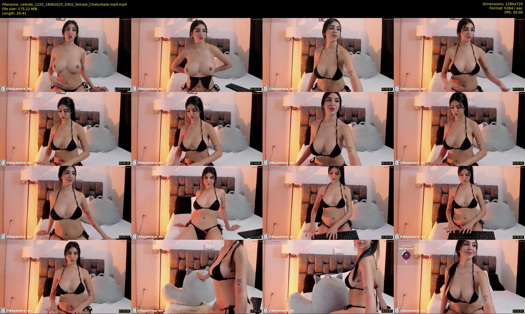 celeste_1220 — 21 minute Chaturbate female cam show recording, 720p, Jun 18, 2025