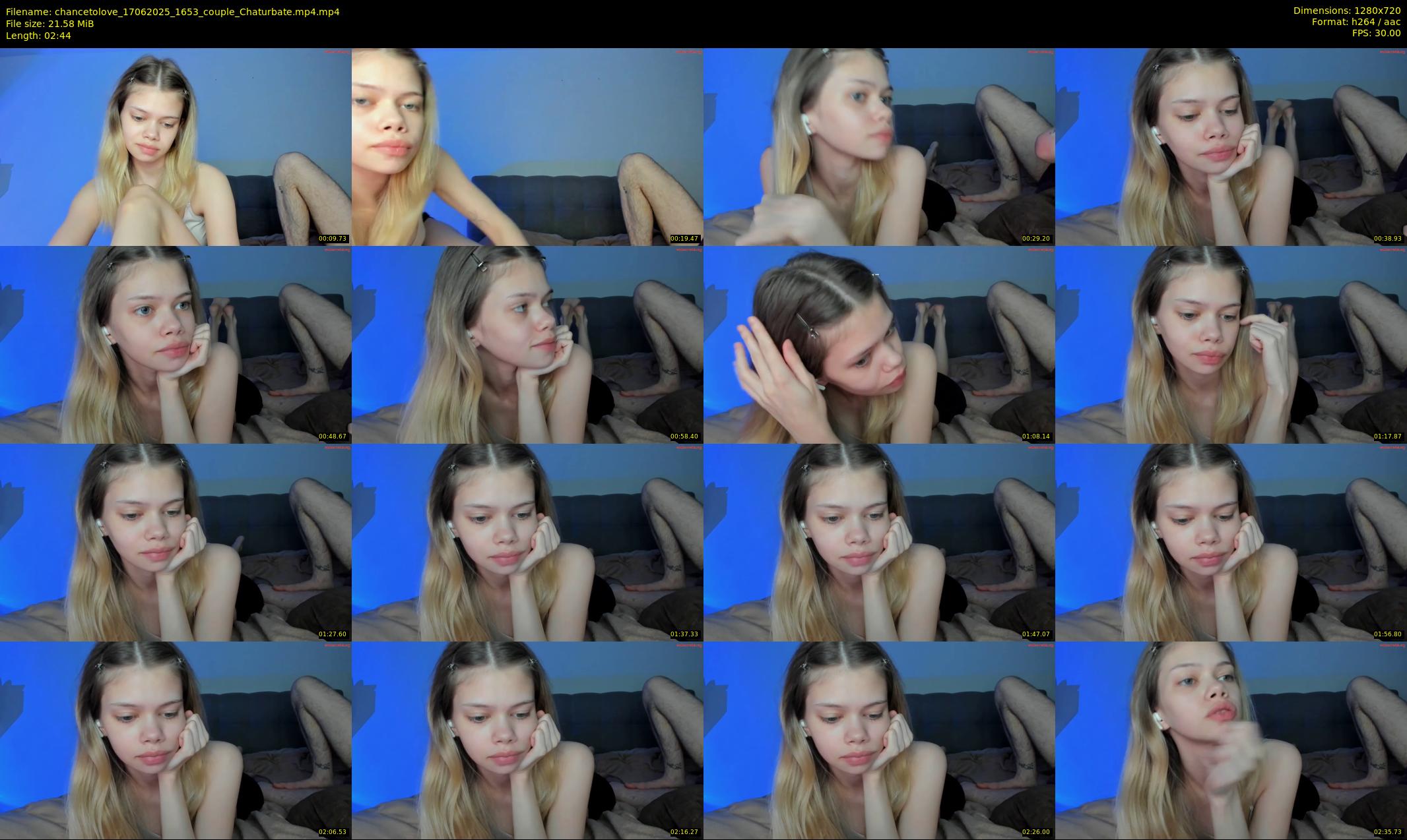 chancetolove — 3 minute Chaturbate couple cam show recording, 720p, Jun 17, 2025