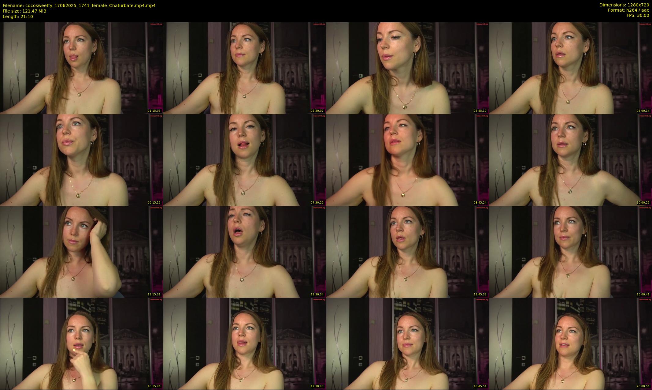 cocosweetty — 22 minute Chaturbate female cam show recording, 720p, Jun 17, 2025