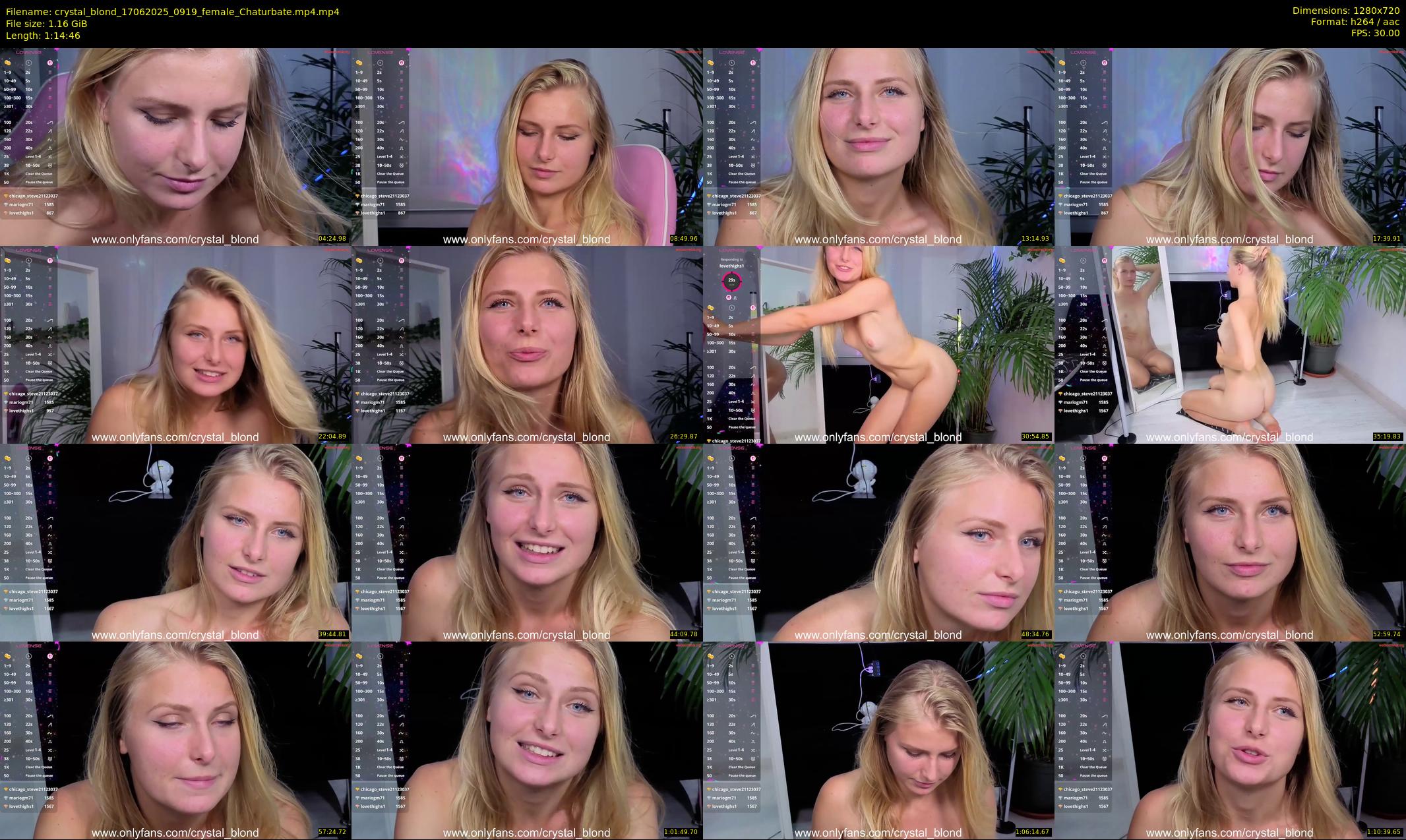 crystal_blond — 75 minute Chaturbate female cam show recording, 720p, Jun 17, 2025