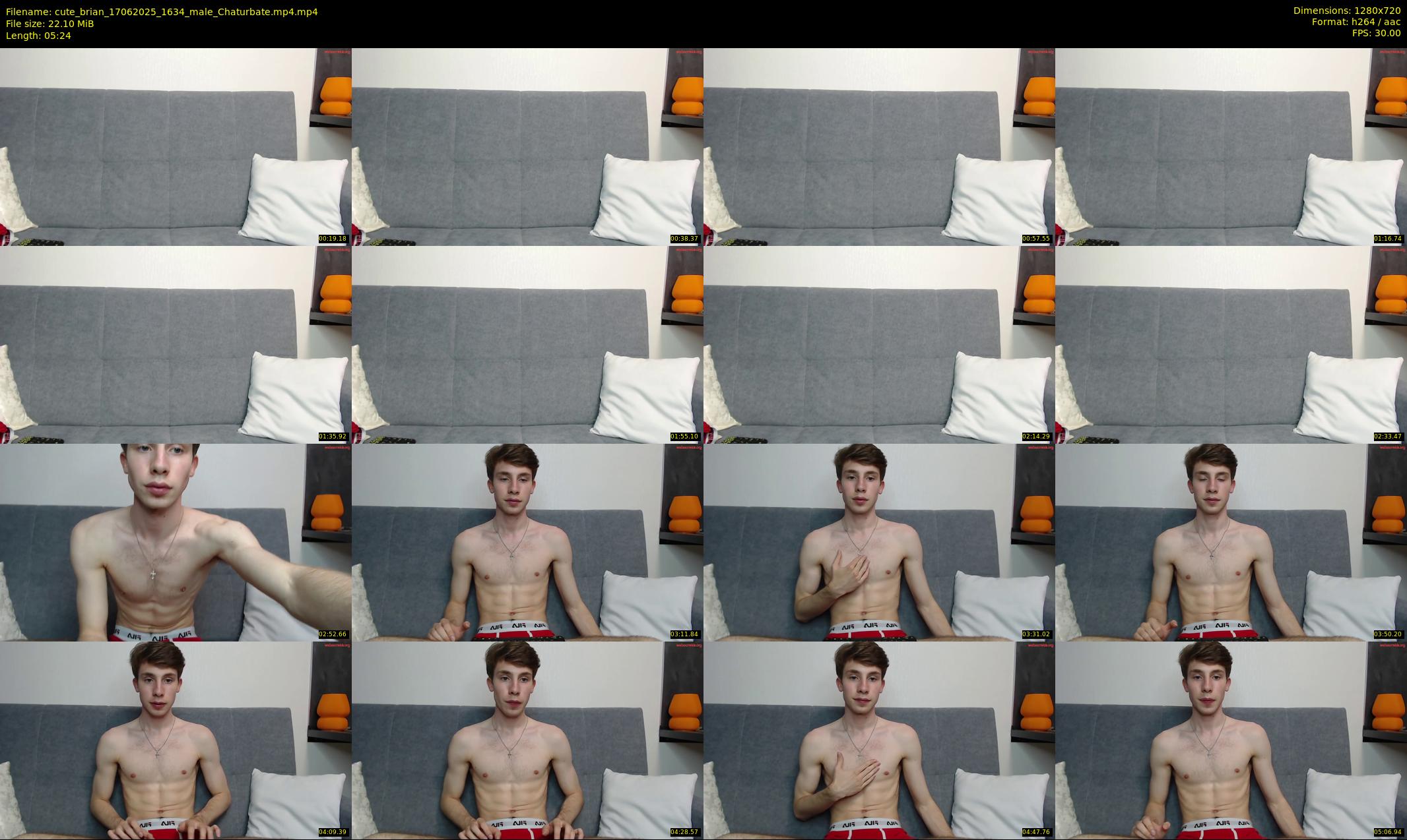 cute_brian — 6 minute Chaturbate male cam show recording, 720p, Jun 17, 2025