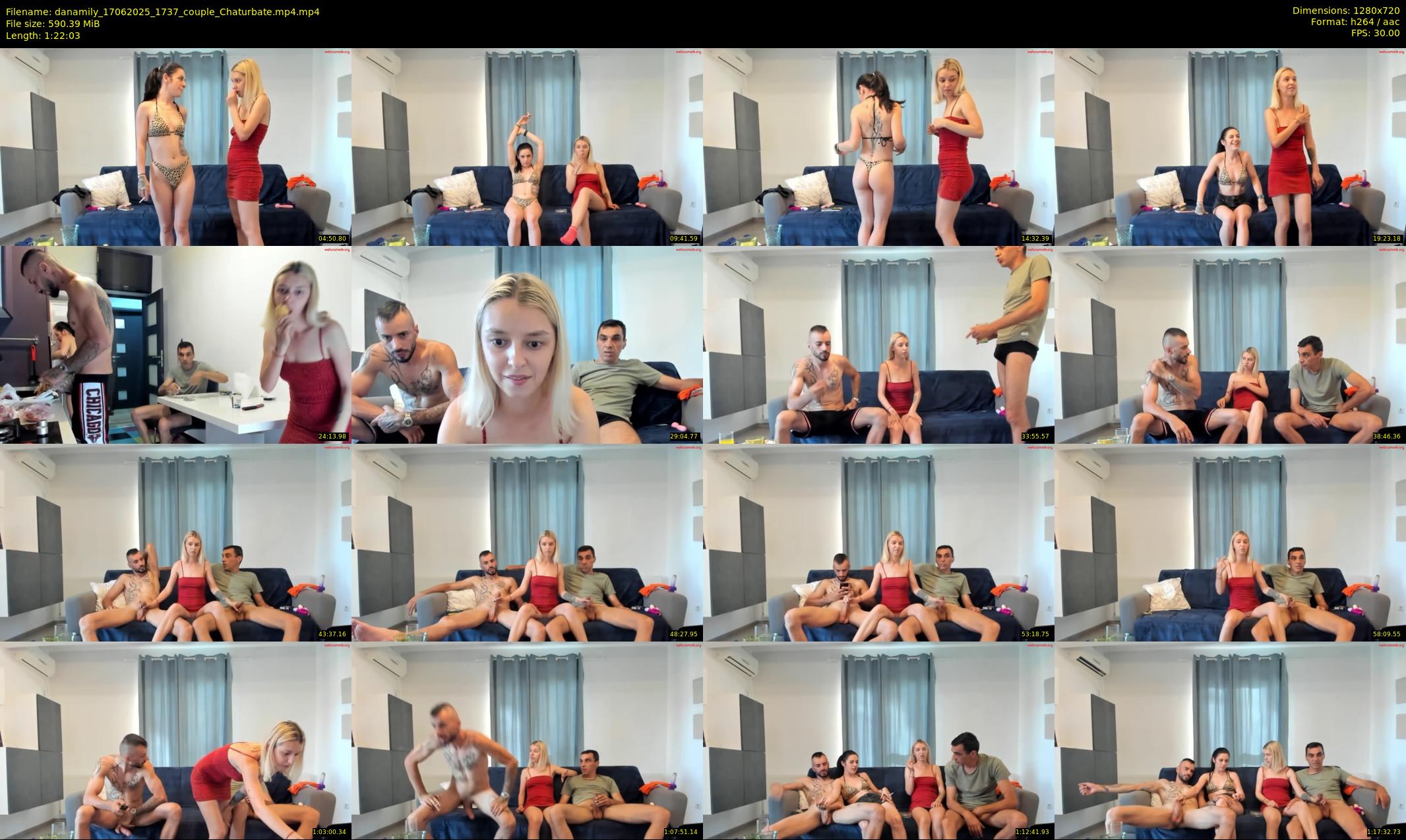 danamily — 83 minute Chaturbate female cam show recording, 720p, Jun 17, 2025